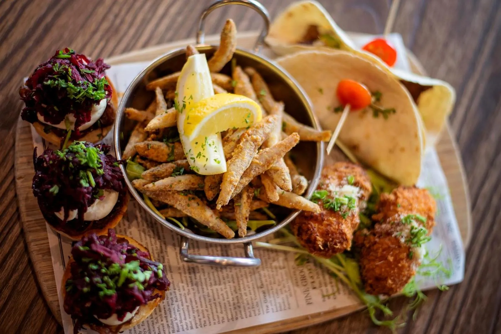 Food in Six Degrees Motel