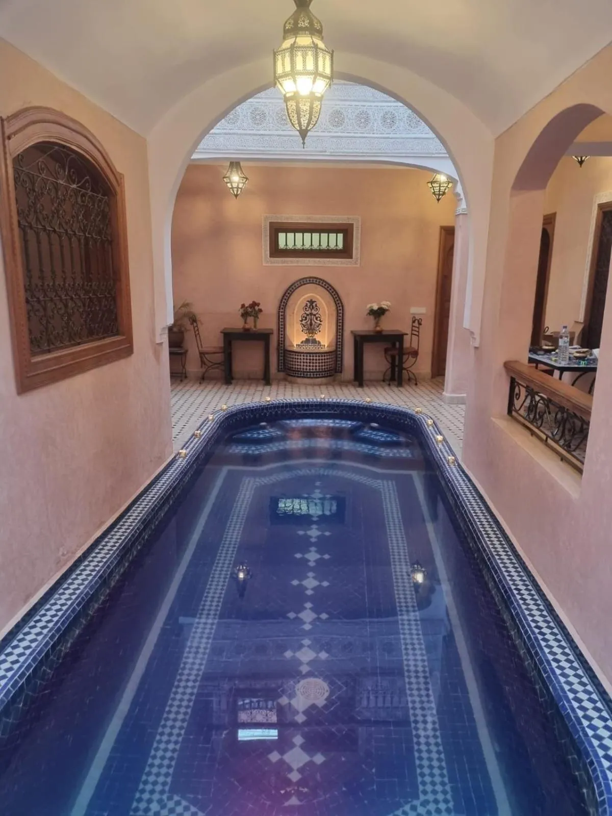 Pool view in Riad Arbre Bleu