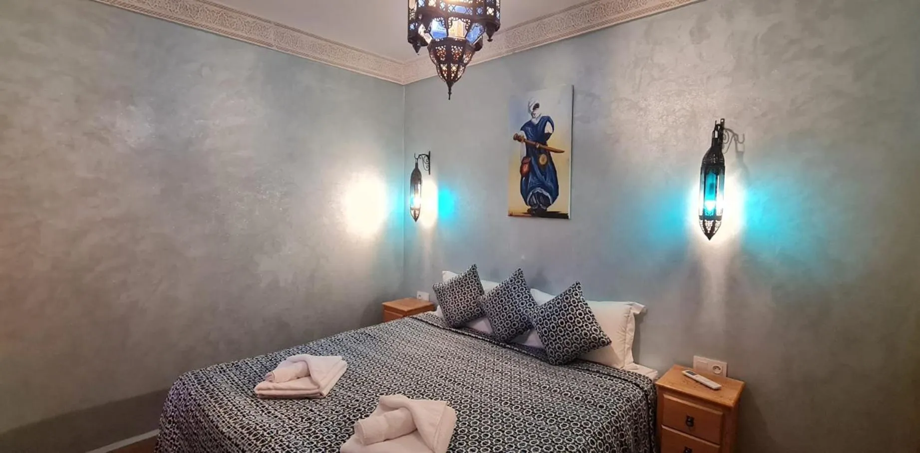 Bed in Riad Arbre Bleu