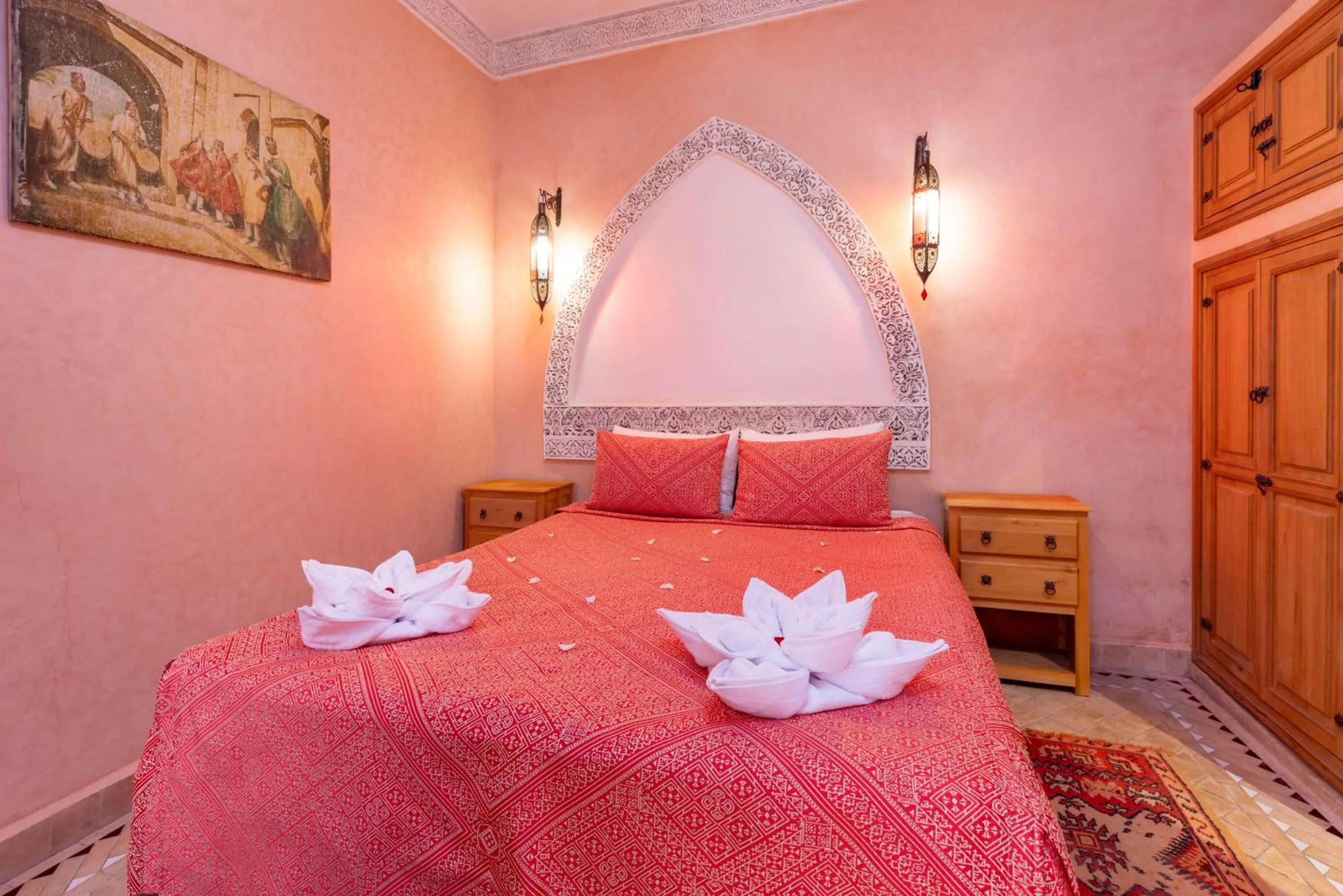 Bed in Riad Arbre Bleu