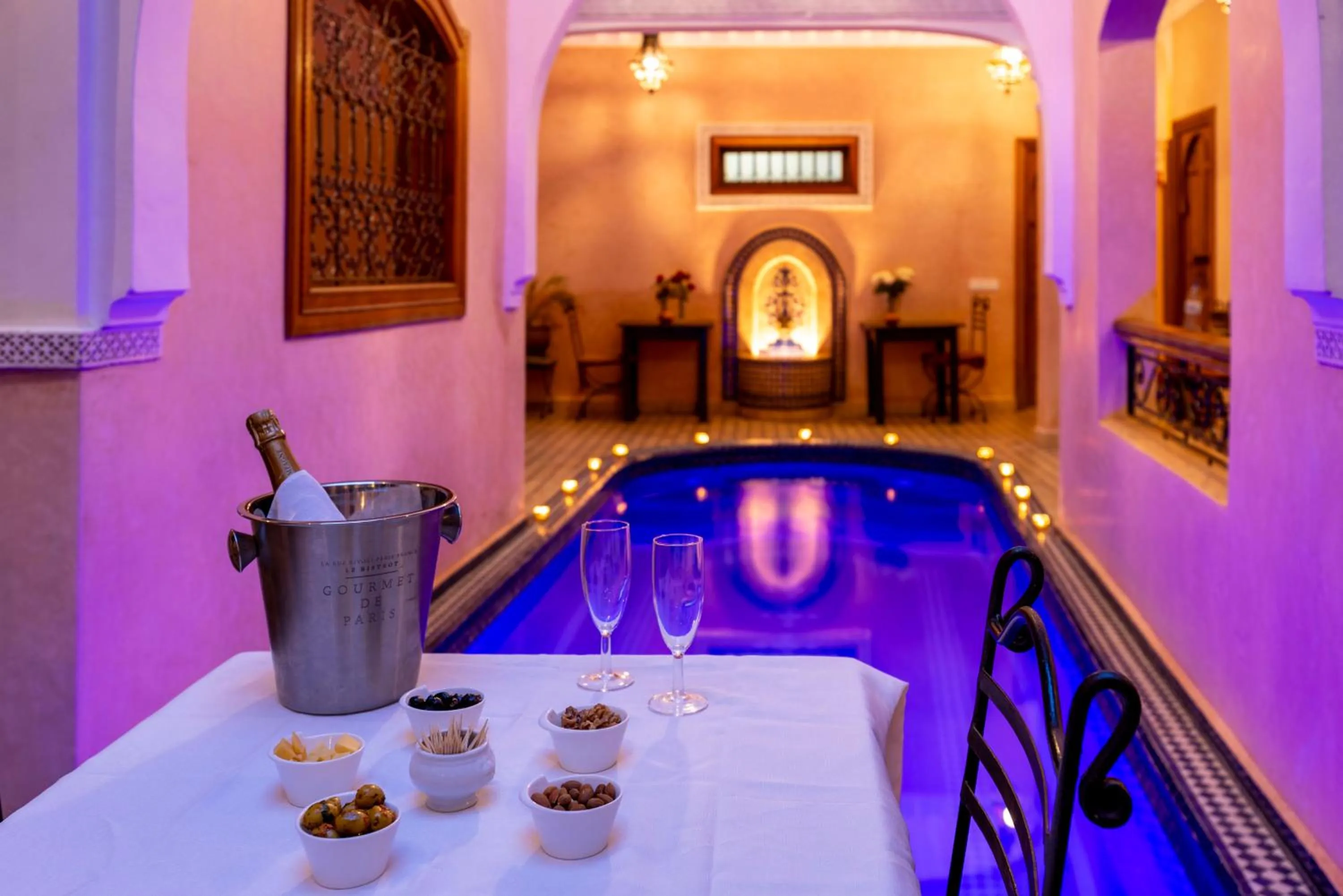 Food and drinks in Riad Arbre Bleu