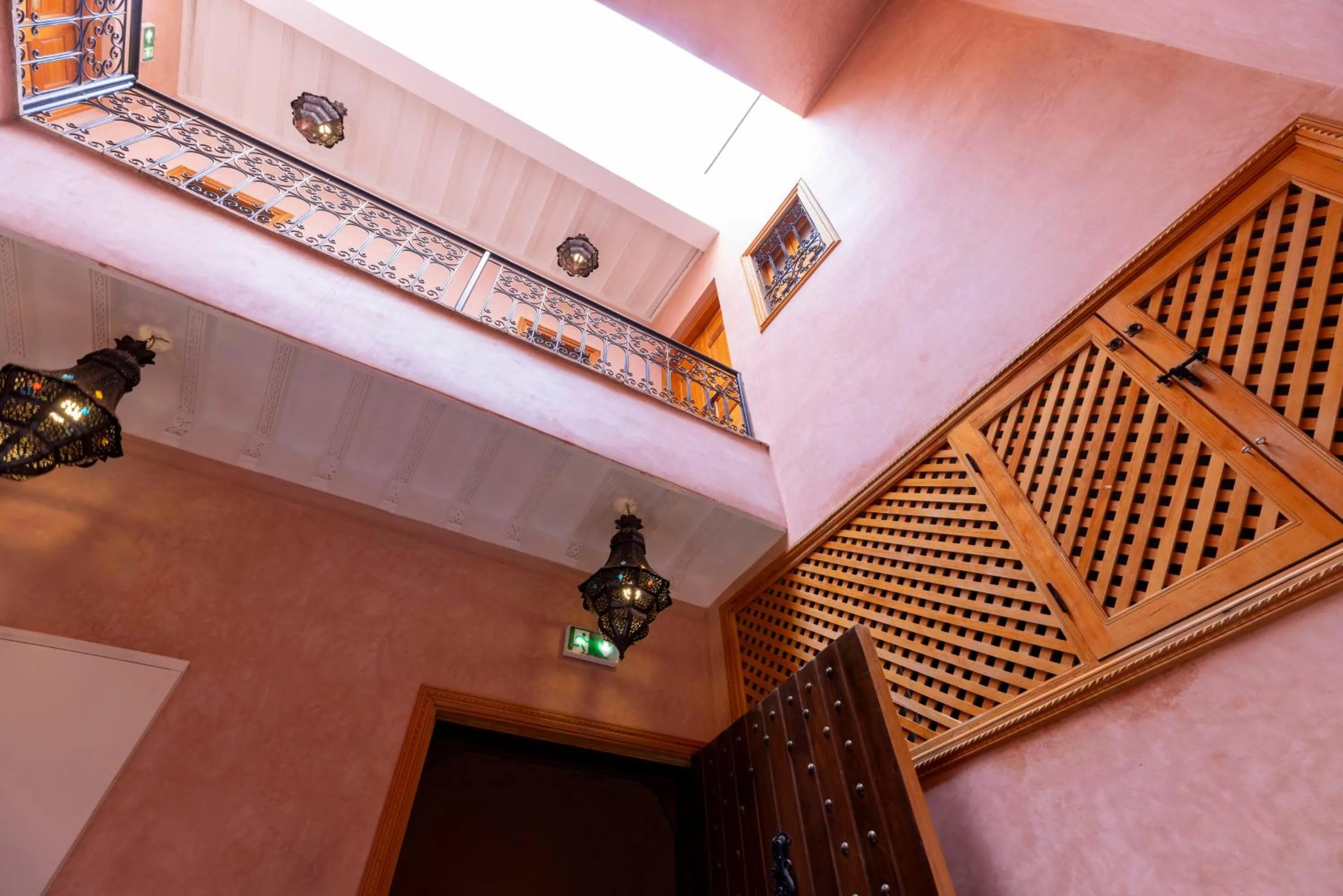 Decorative detail in Riad Arbre Bleu