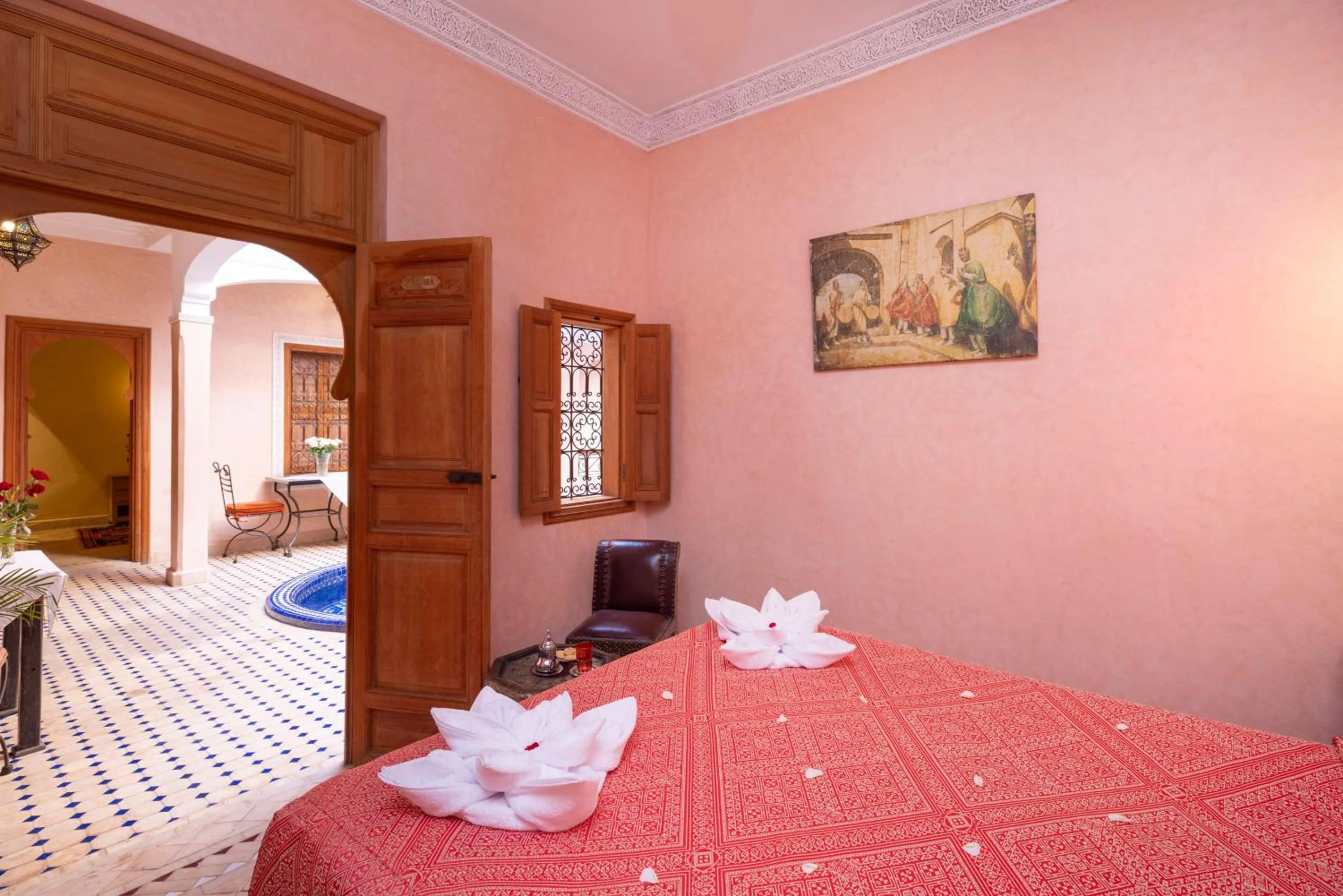 Bed in Riad Arbre Bleu