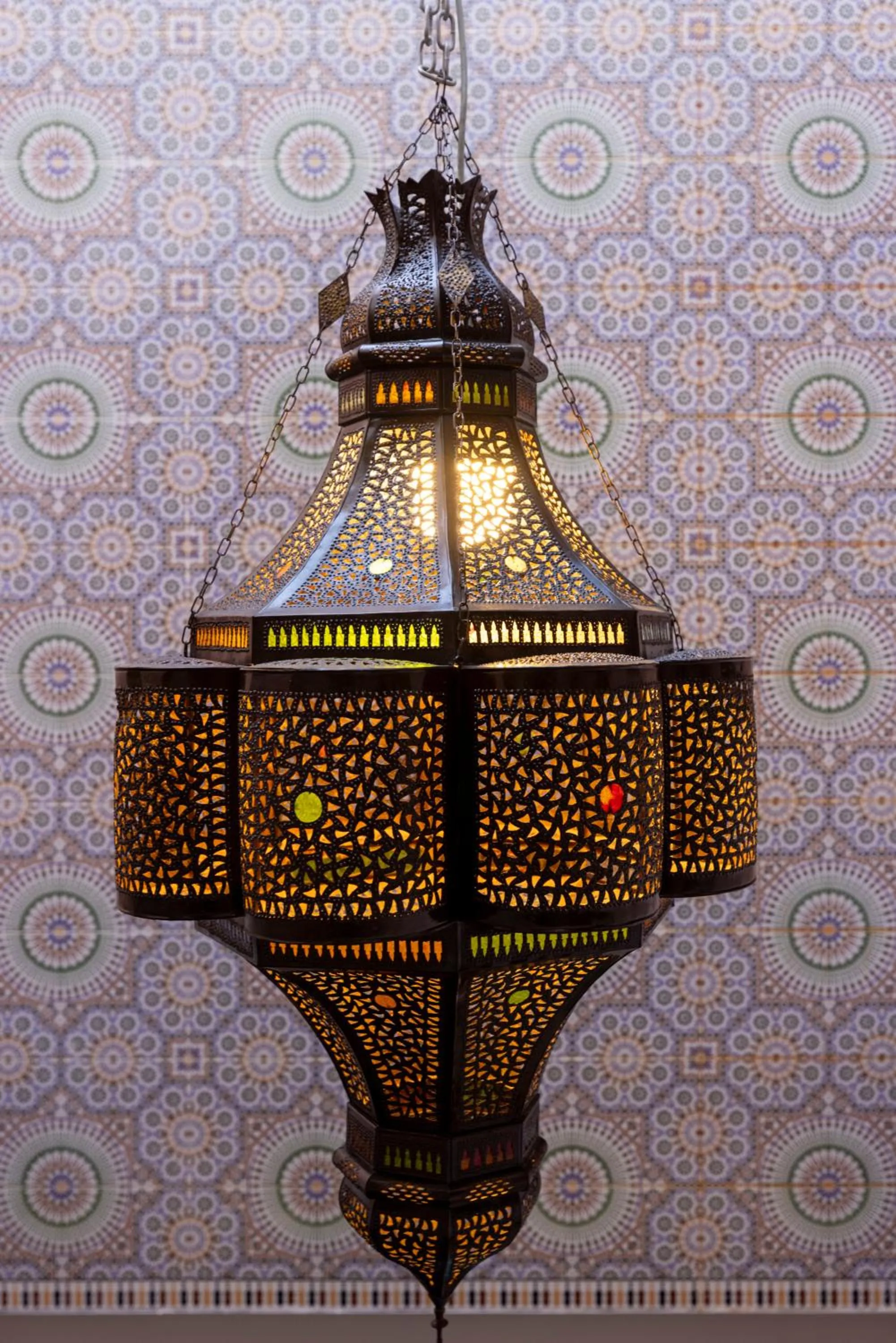 Decorative detail in Riad Arbre Bleu