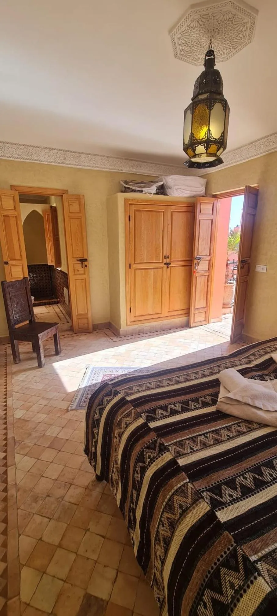 Bed in Riad Arbre Bleu