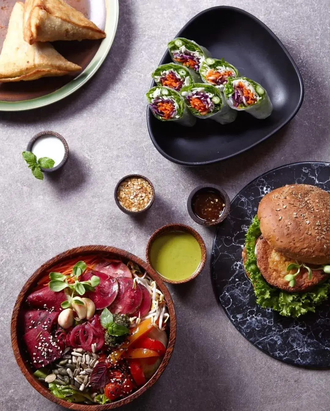 Food close-up in The Spa Resorts - Lamai Beach Food close-up in The Spa Resorts - Lamai Beach