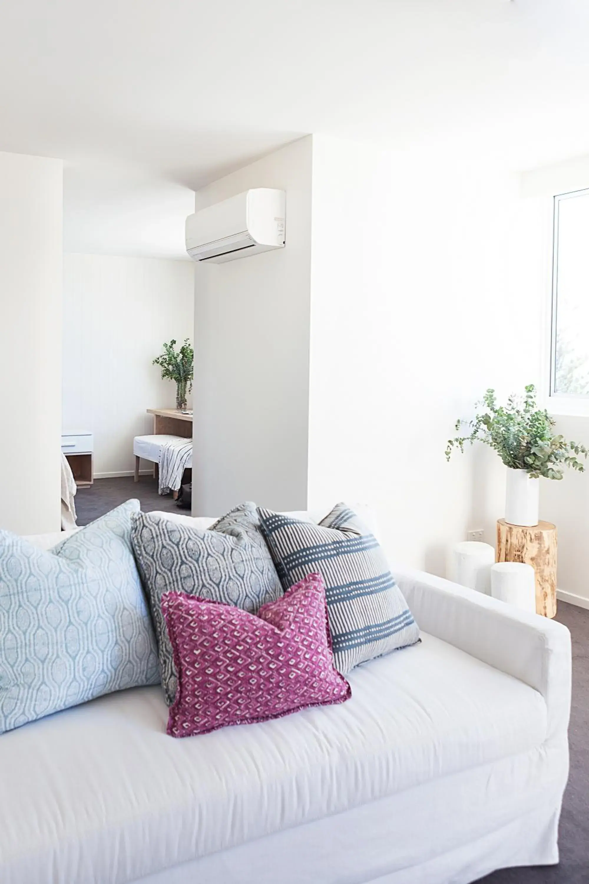 Seating area, Bed in Bannisters Port Stephens Seating area, Bed in Bannisters Port Stephens