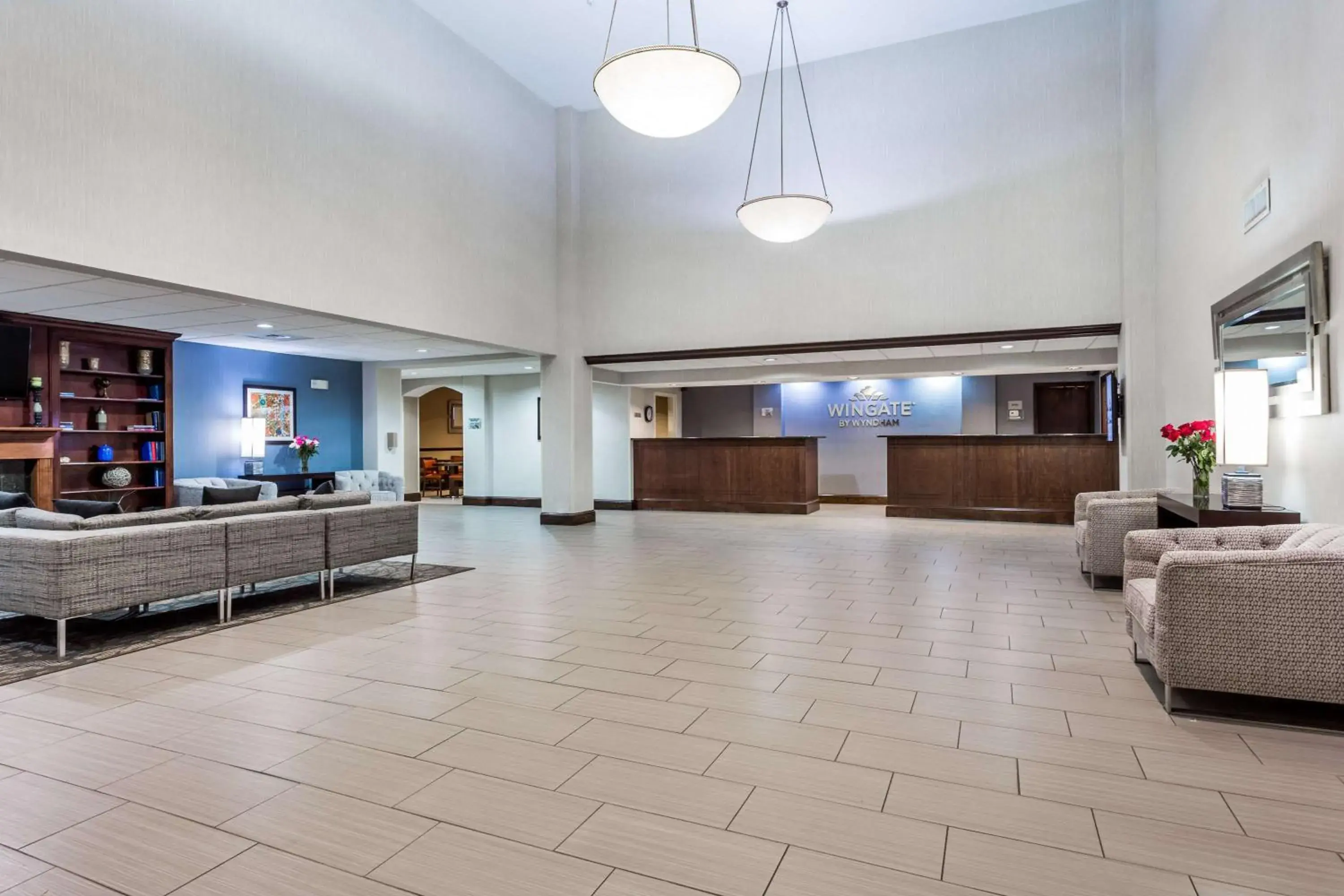 Lobby or reception in Wingate by Wyndham High Point Greensboro Lobby or reception in Wingate by Wyndham High Point Greensboro