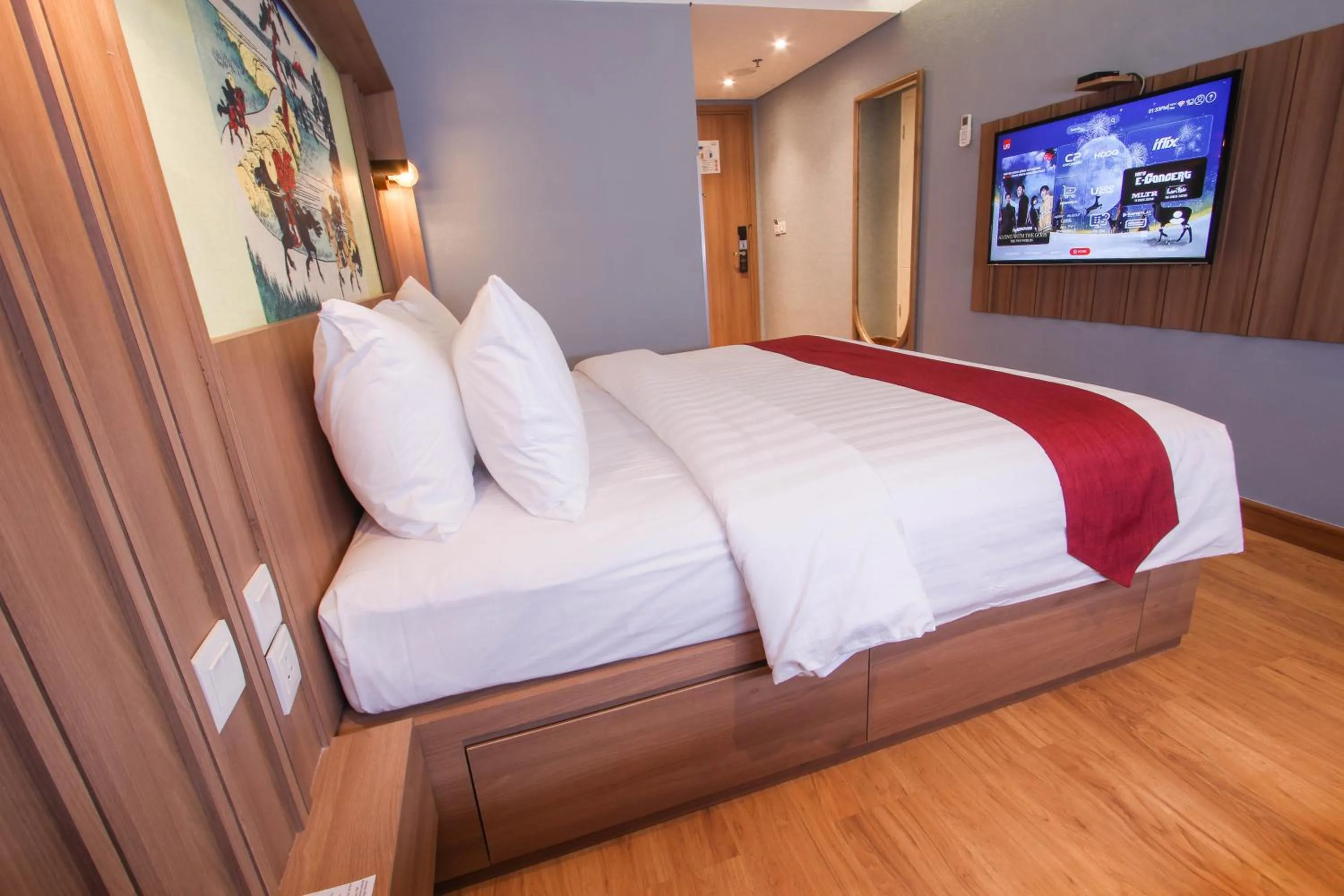 Bed in Kuretakeso Kemang Hotel