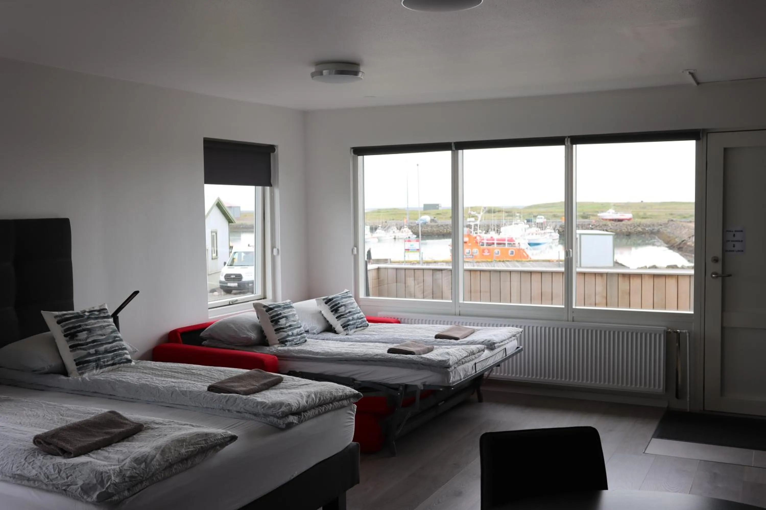 Bed in Guesthouse Dyngja