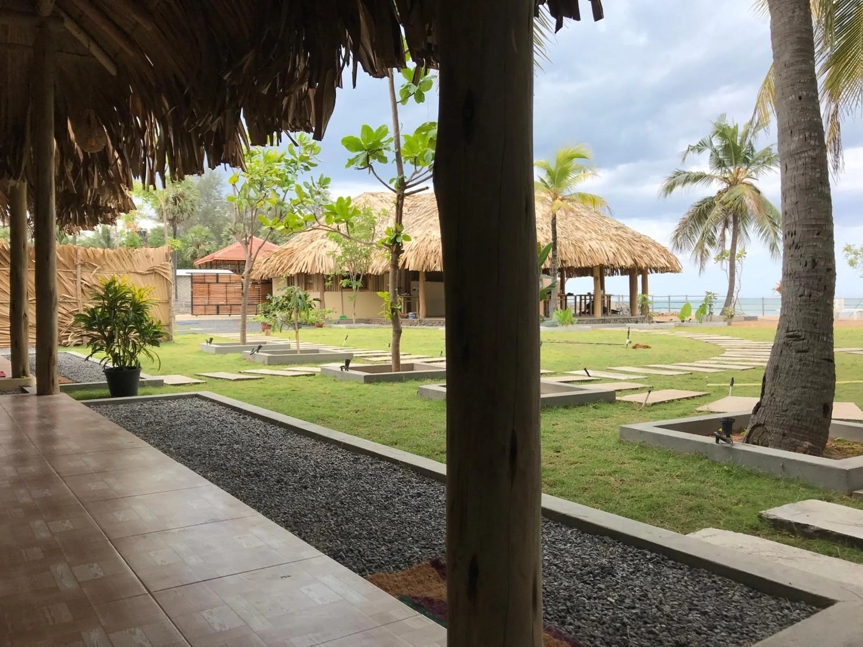 Garden view in Royal Beach