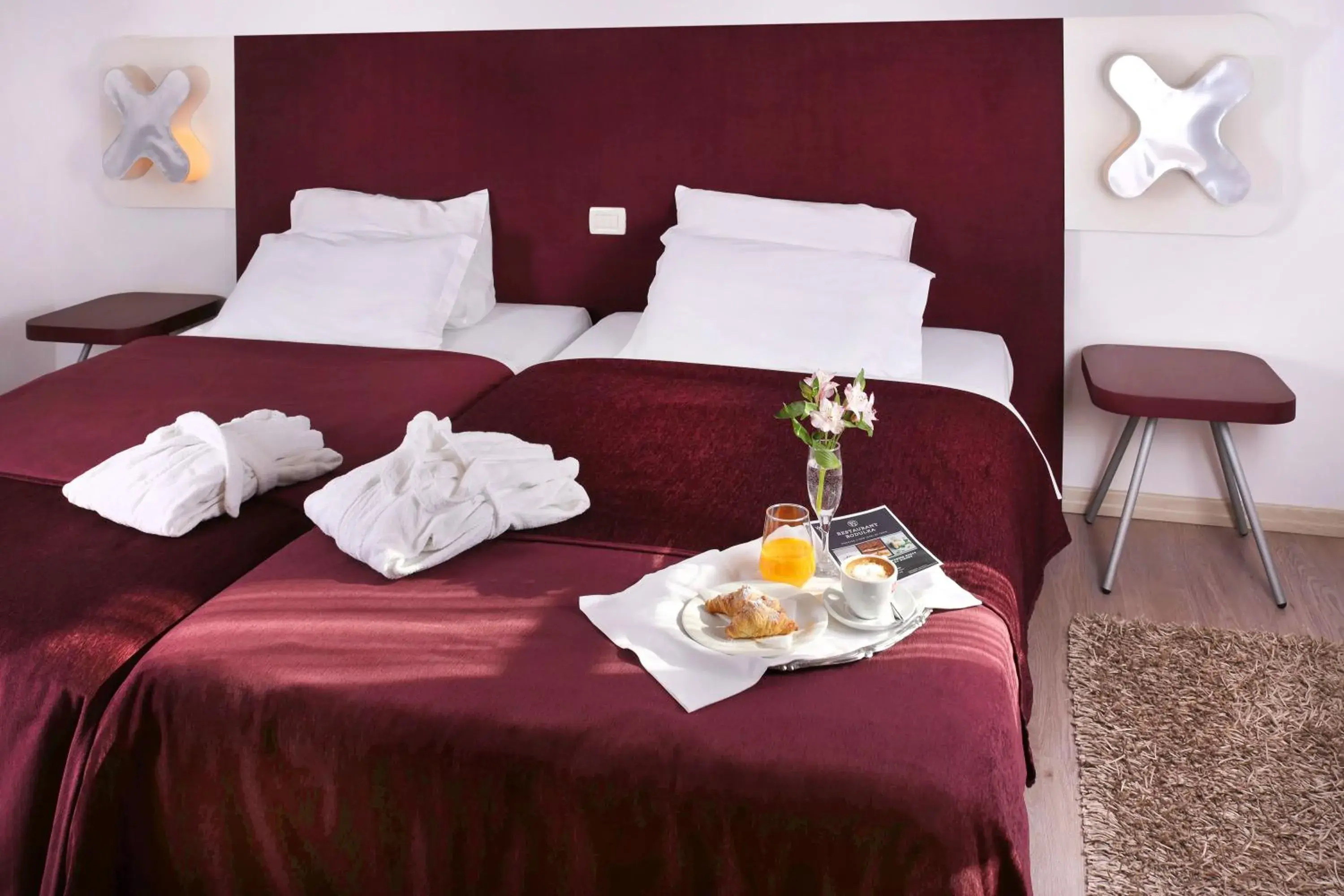 Deluxe Double or Twin Room with Pool View - single occupancy in VELANERA Hotel & Restaurant Deluxe Double or Twin Room with Pool View - single occupancy in VELANERA Hotel & Restaurant