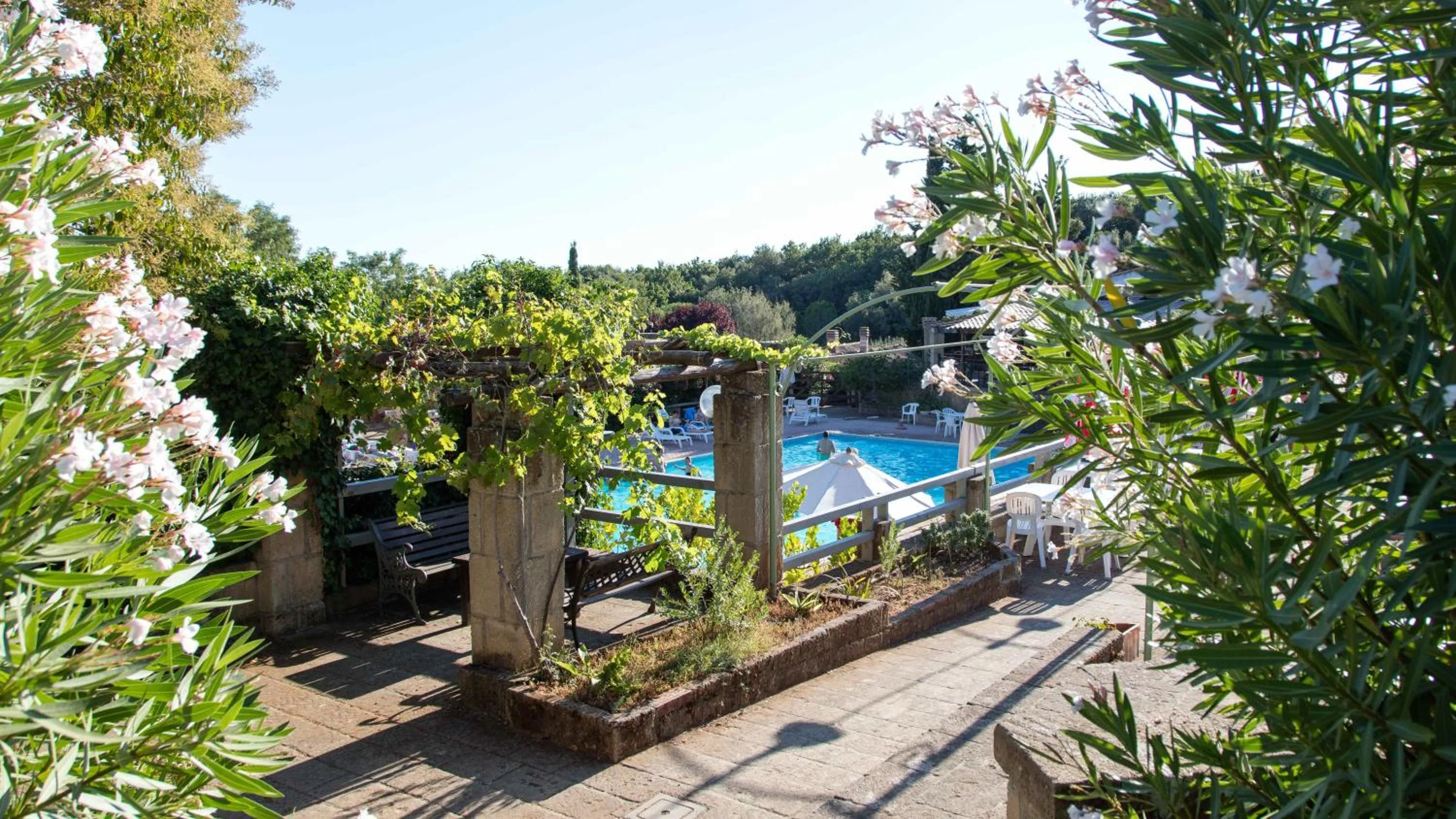 Pool view in Il Borgo Centro Vacanze