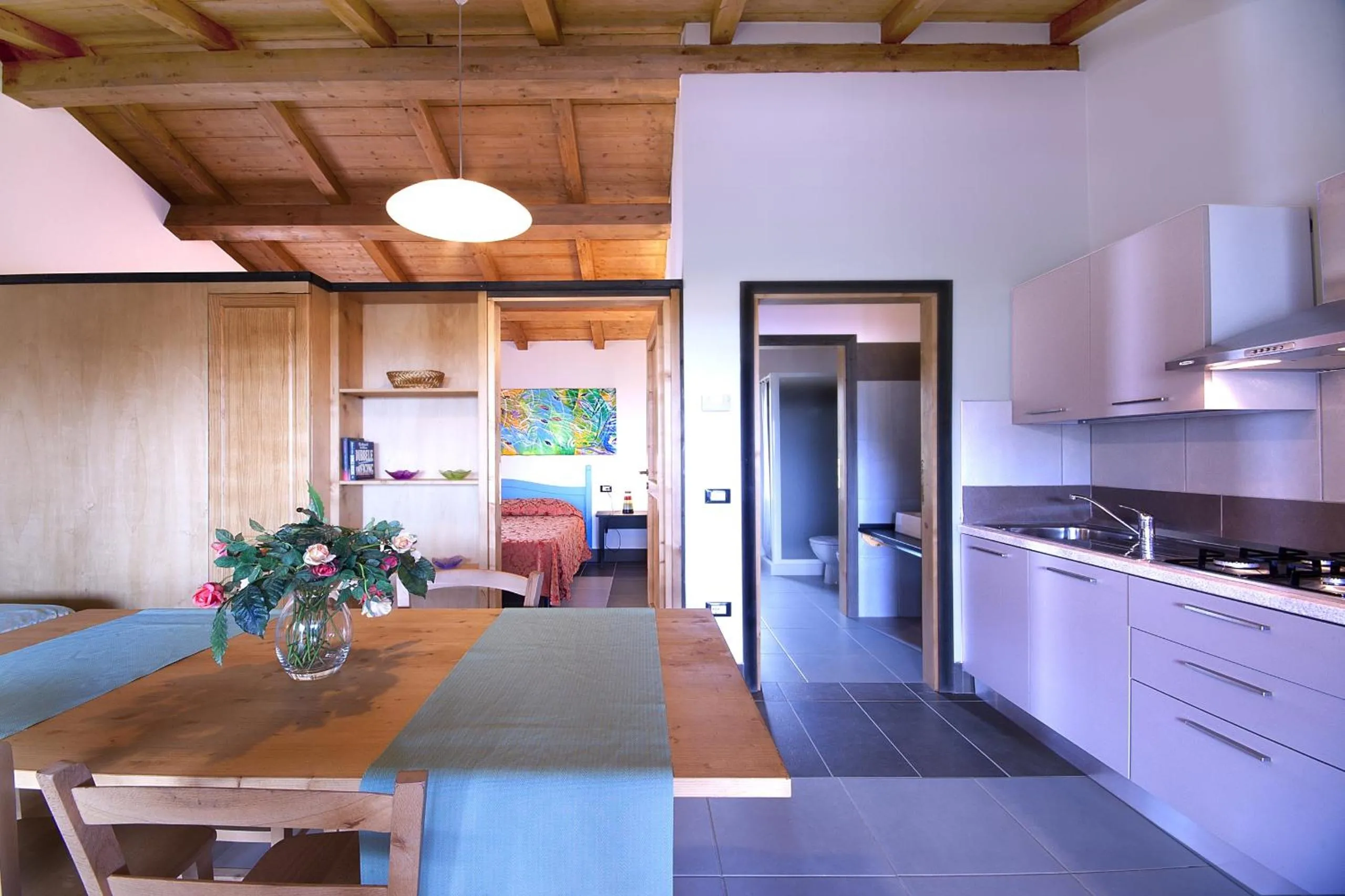 Kitchen or kitchenette in Il Borgo Centro Vacanze