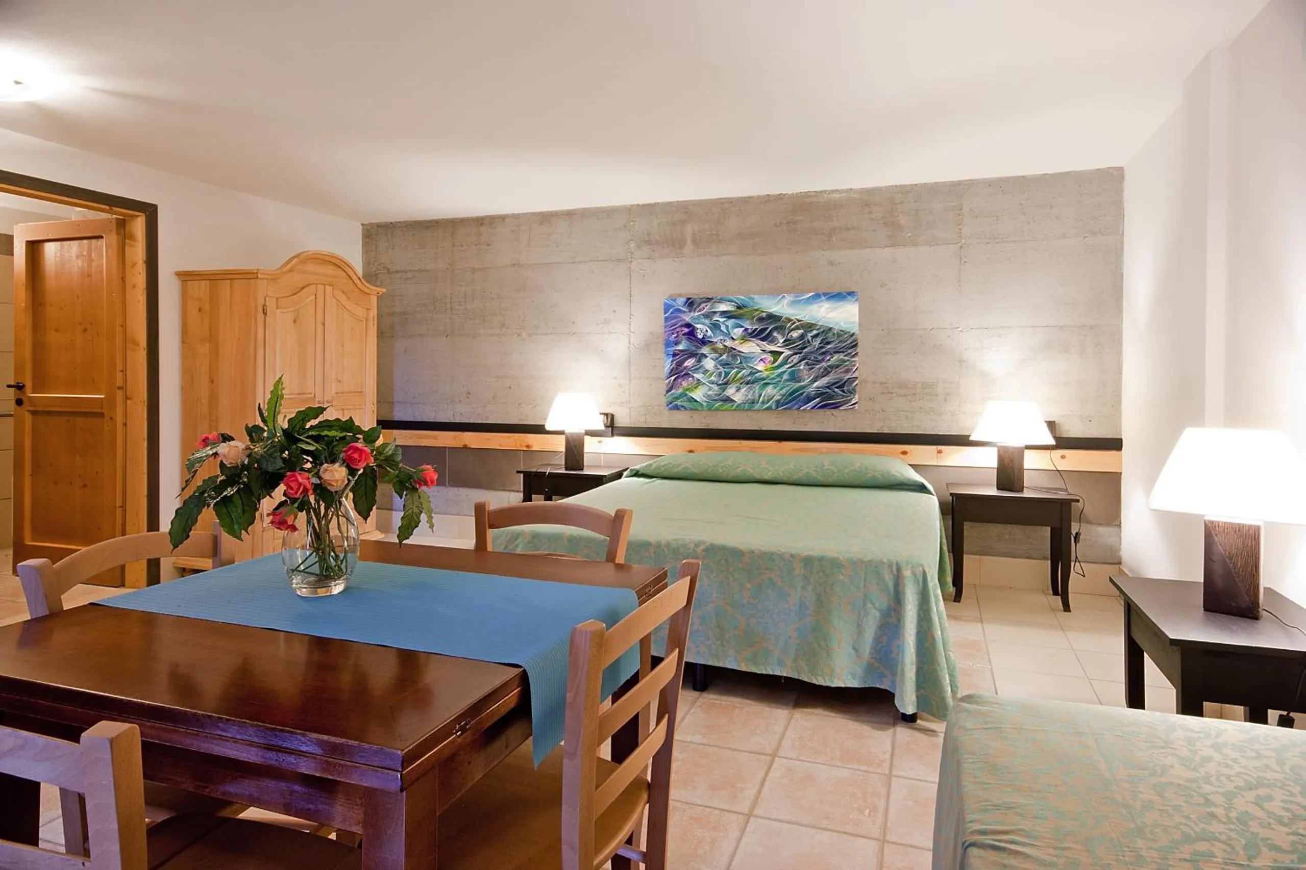 Living room, Bed in Il Borgo Centro Vacanze