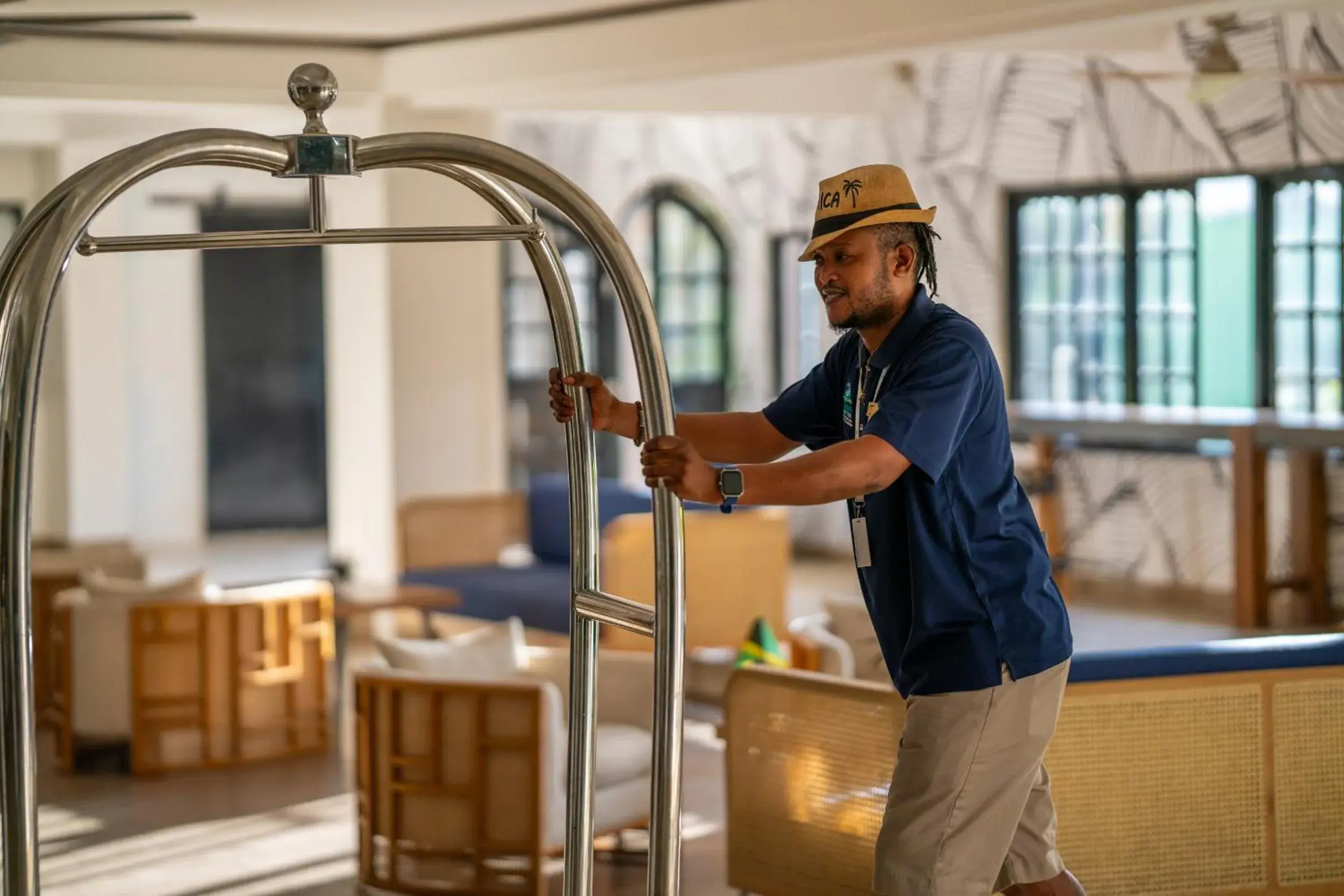 Lobby or reception in Travellers Beach Resort Lobby or reception in Travellers Beach Resort