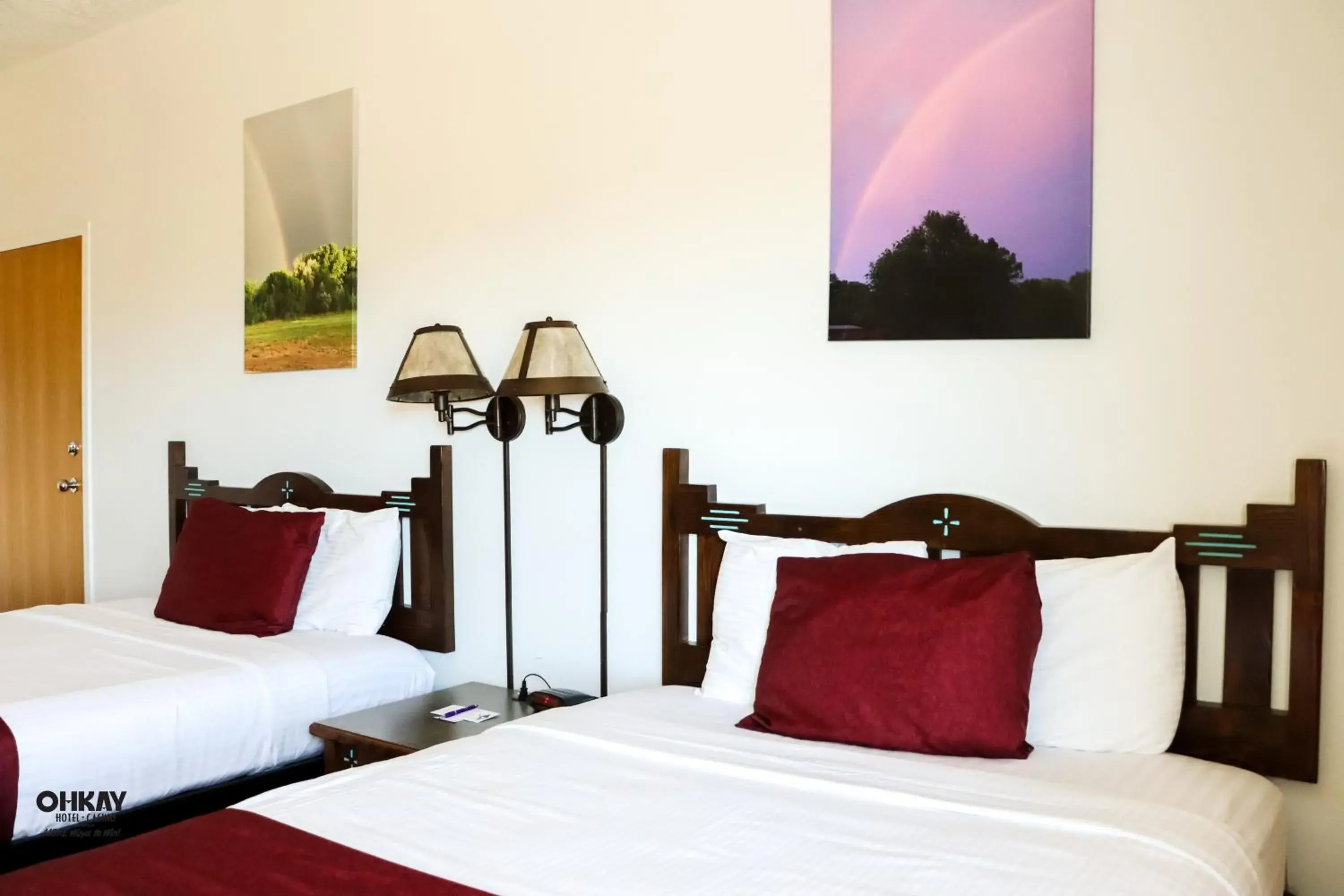 Bed in Ohkay Hotel Casino Bed in Ohkay Hotel Casino