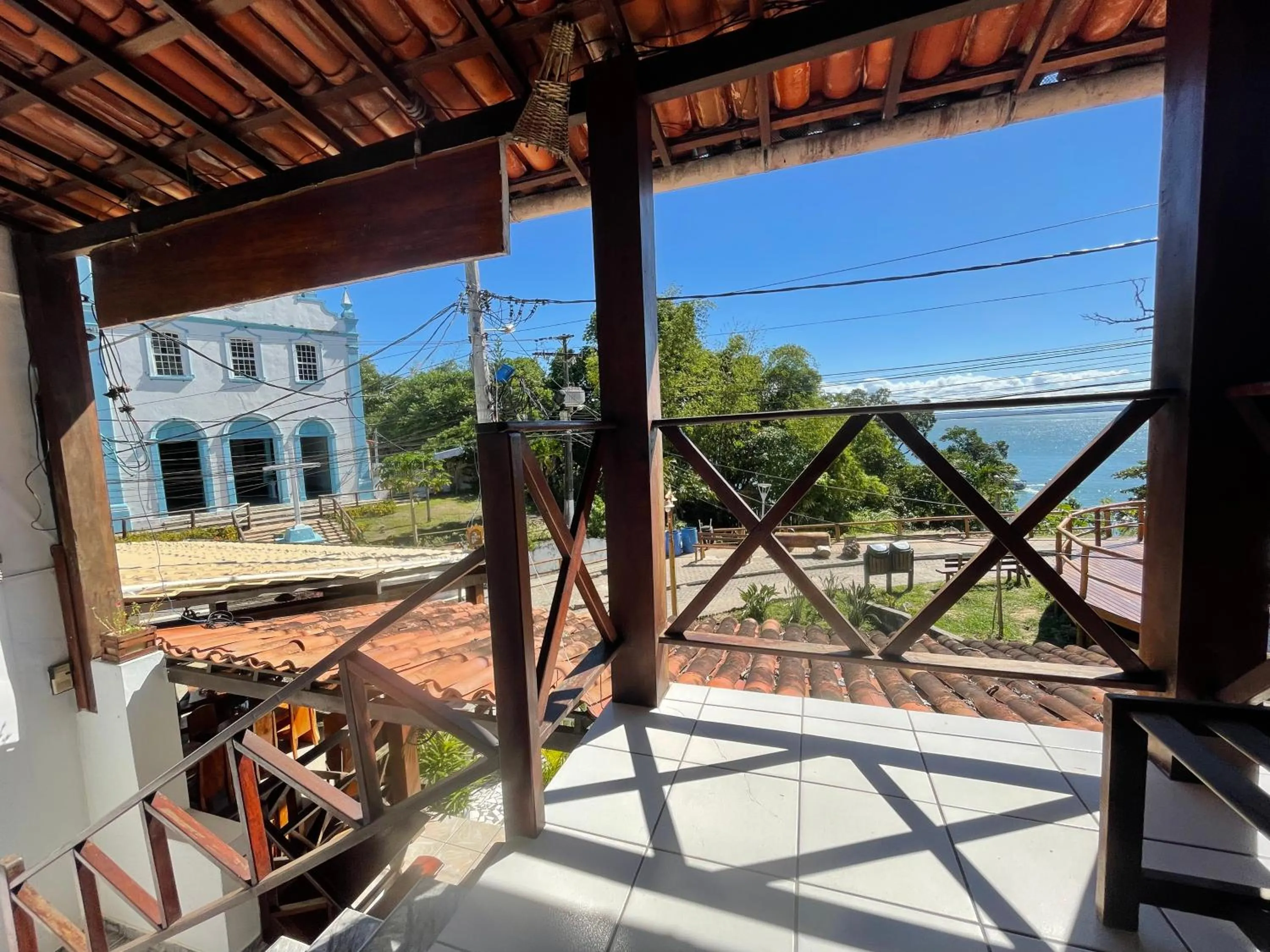 Balcony/Terrace in Pousada Xerife