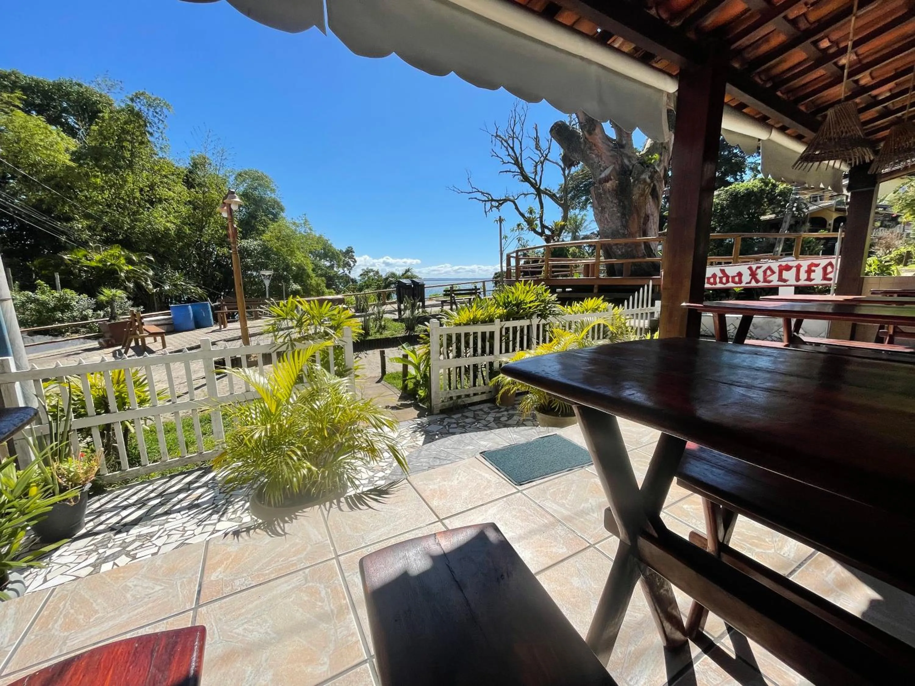 Patio in Pousada Xerife