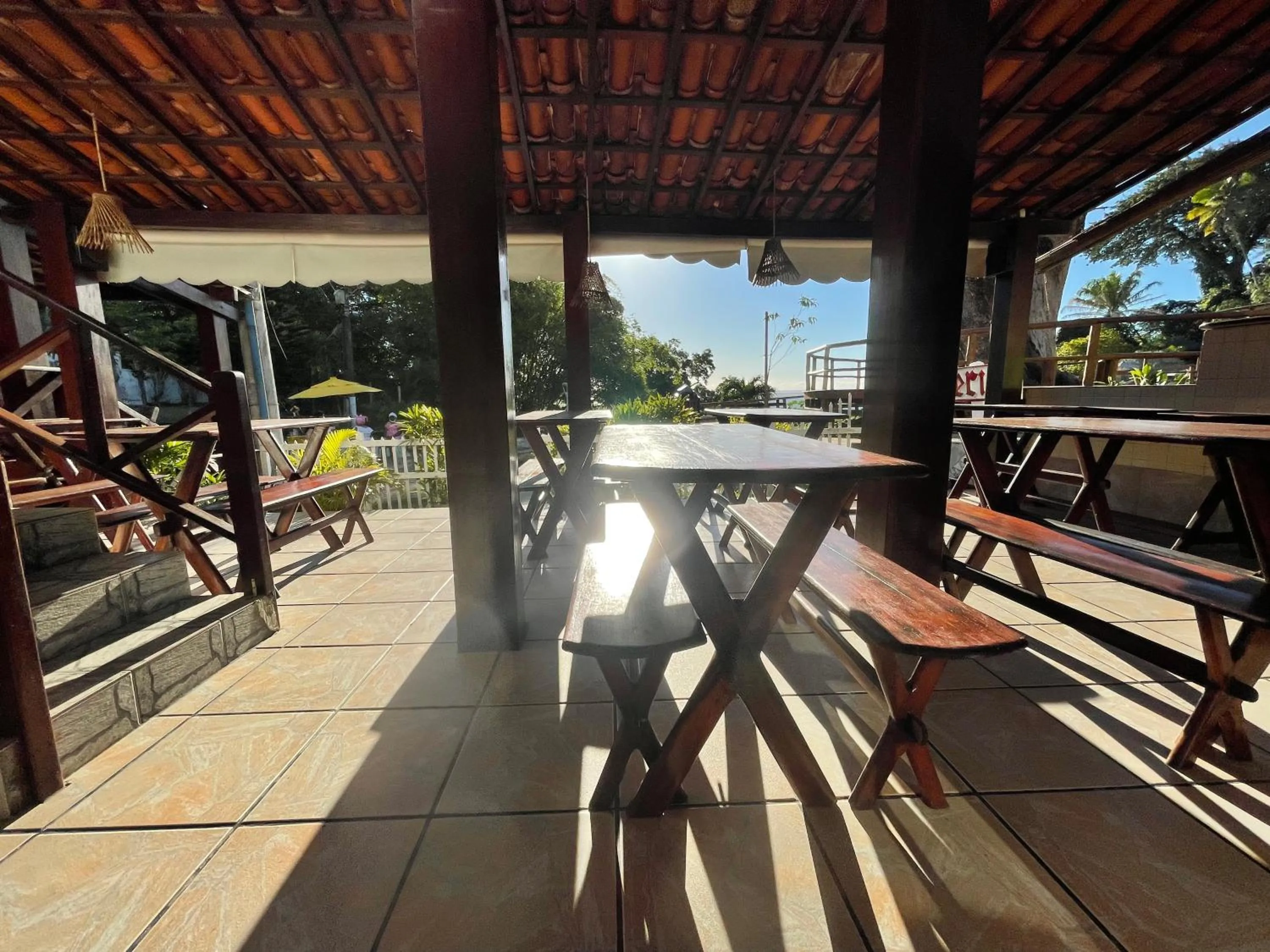 Patio in Pousada Xerife