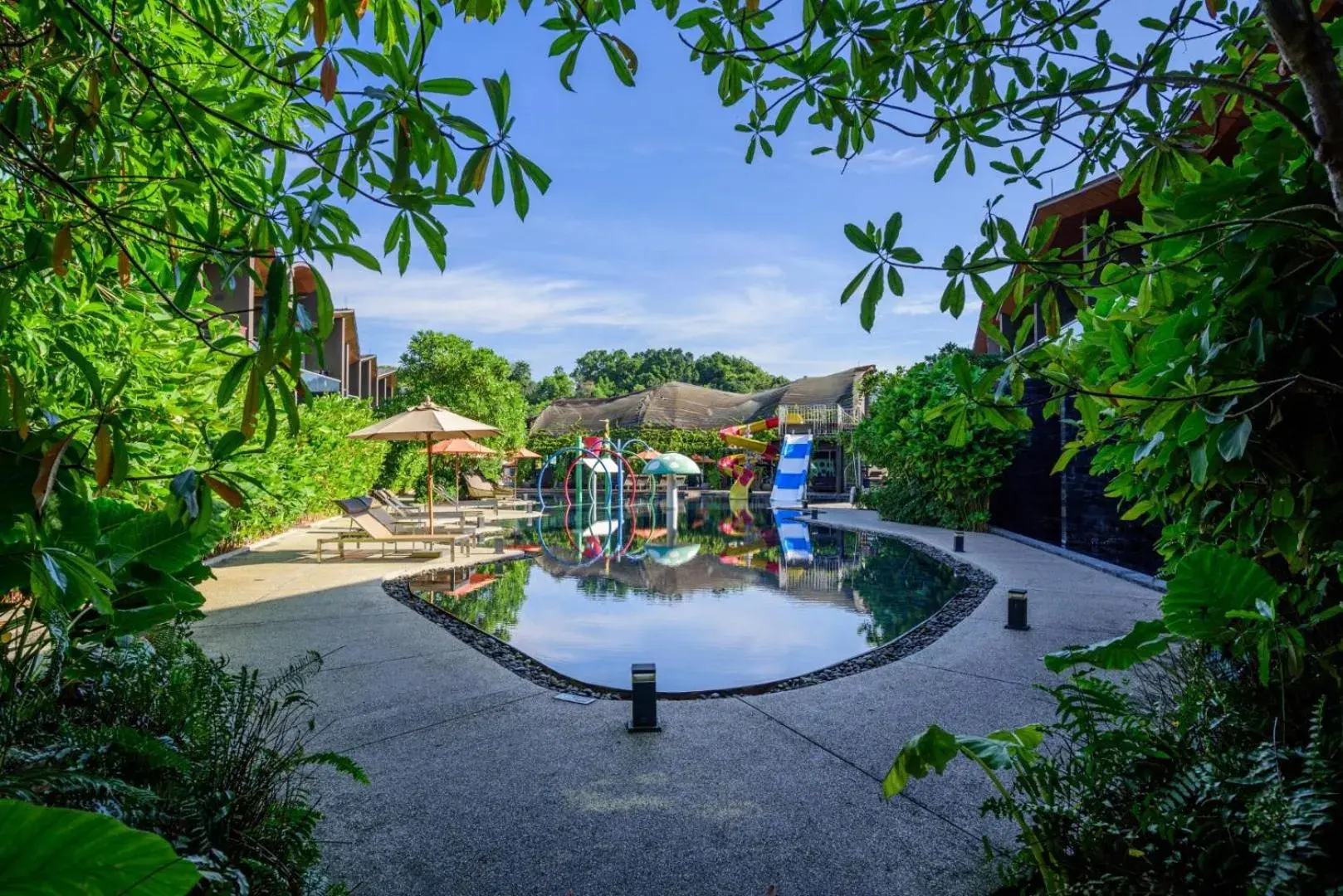 Pool view in Kalima Resort and Villas Khao Lak Pool view in Kalima Resort and Villas Khao Lak