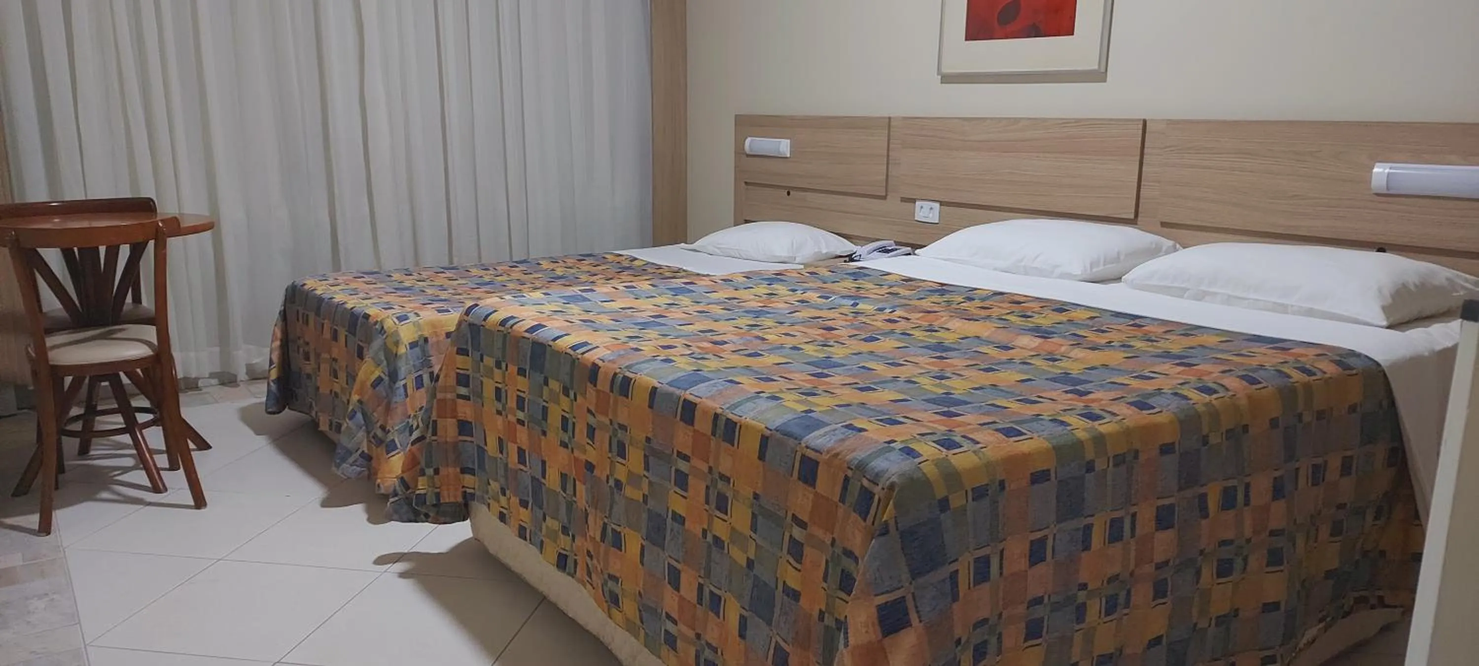 Bed in Jandaia Hotel Campo Grande