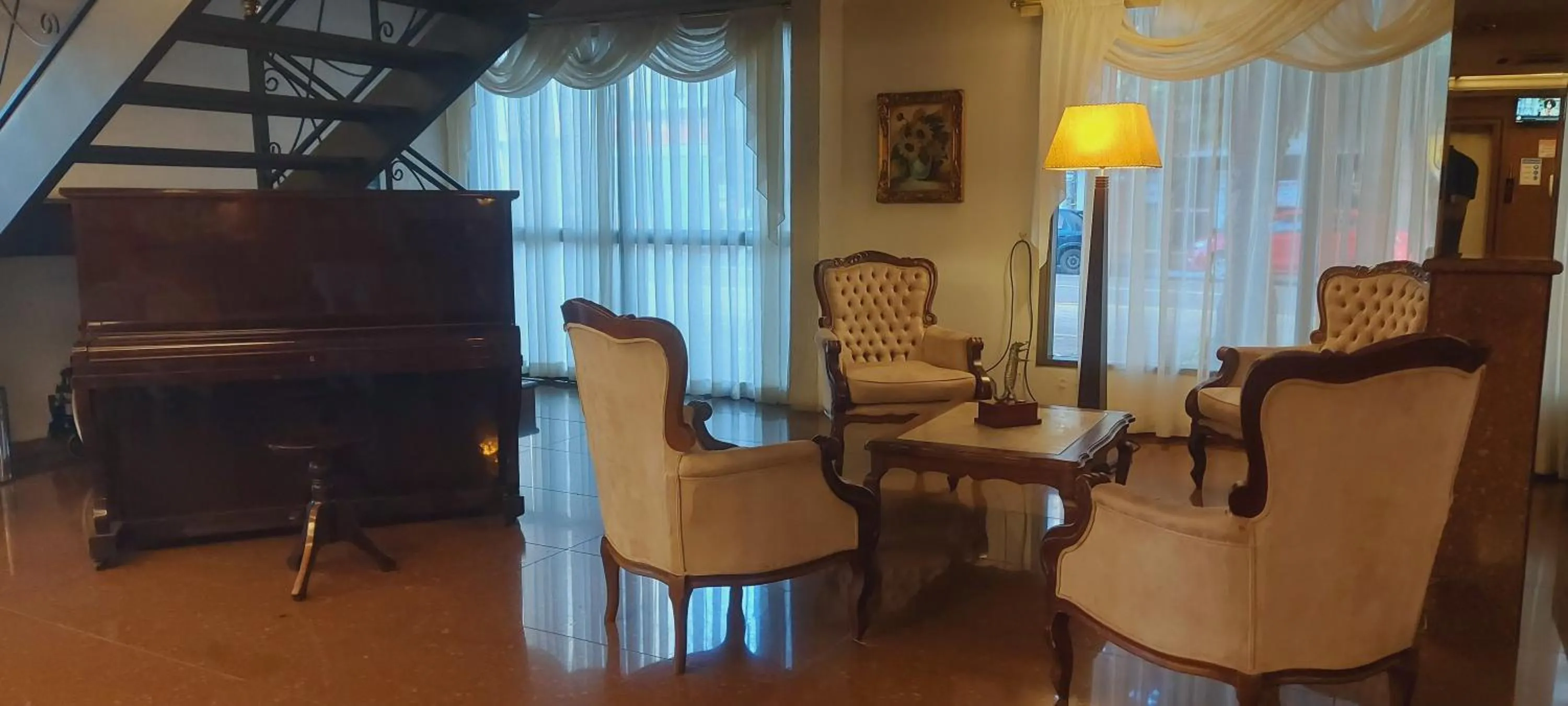 Lobby or reception in Jandaia Hotel Campo Grande