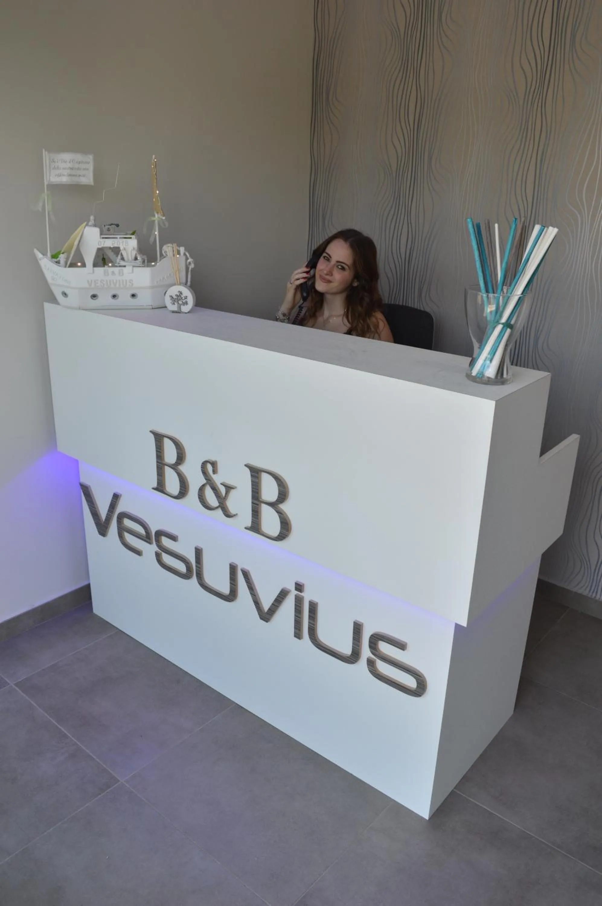 Lobby or reception in B&B Vesuvius