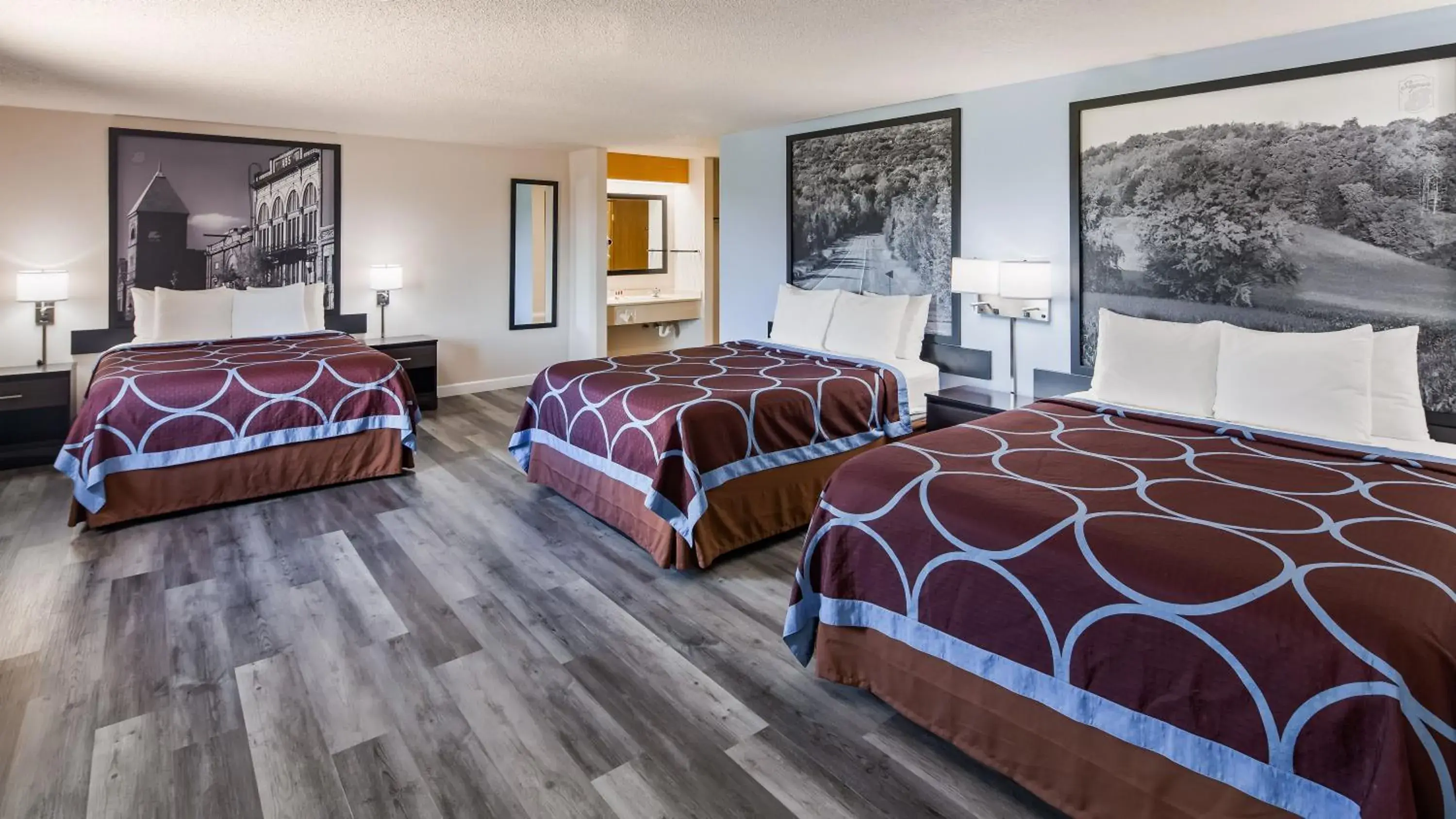 Studio Suite with Three Queen Beds - Non-Smoking in Super 8 by Wyndham Neillsville WI Studio Suite with Three Queen Beds - Non-Smoking in Super 8 by Wyndham Neillsville WI