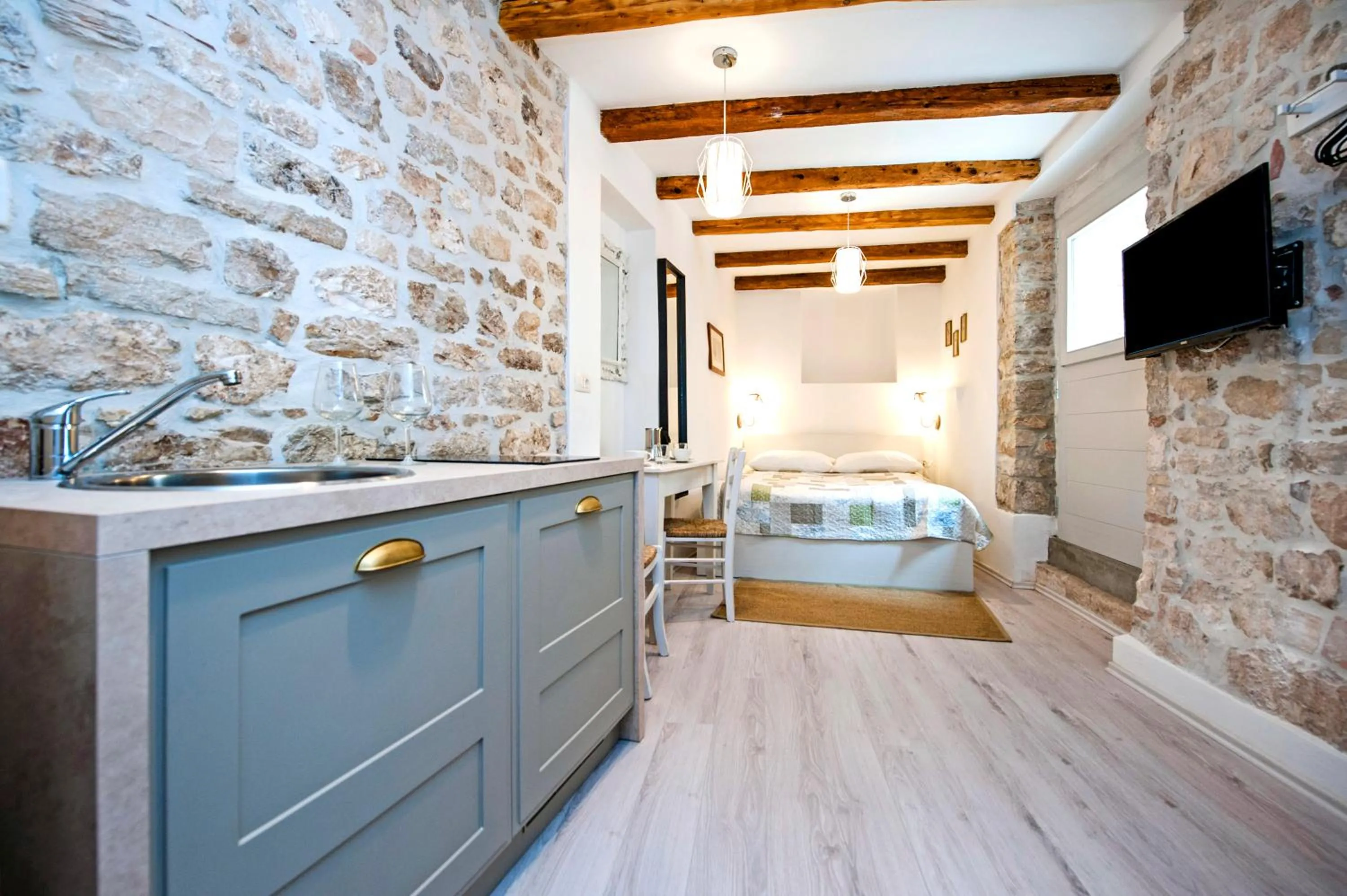 Bed in Apartment and Studio CA’ 3 VIE