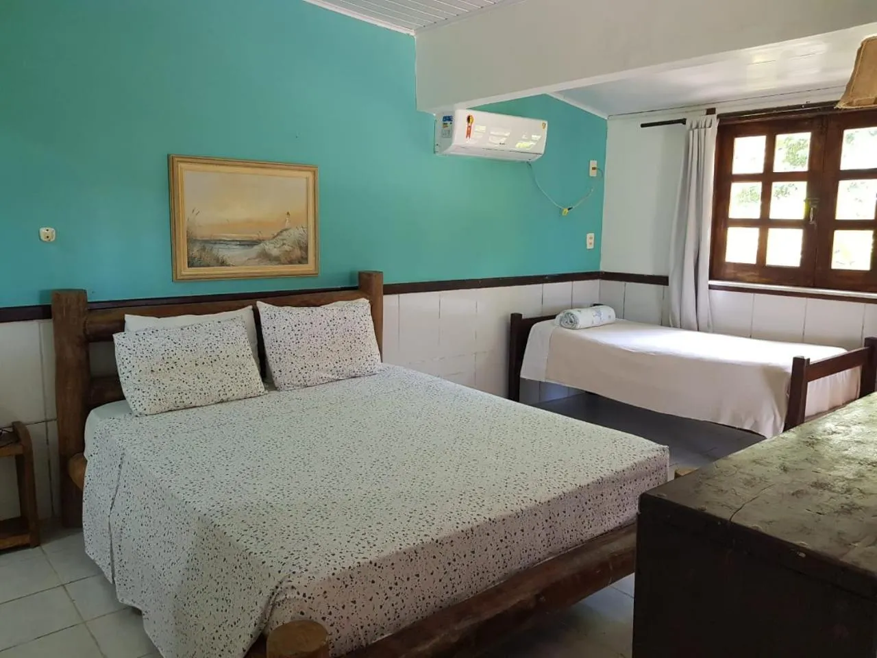 Bed in Pousada Pérola do Atlântico