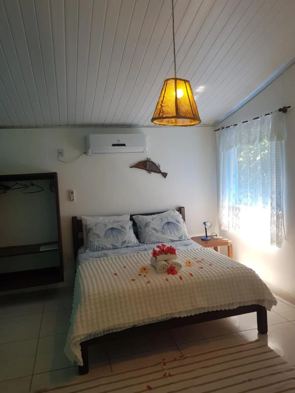 Bed in Pousada Pérola do Atlântico