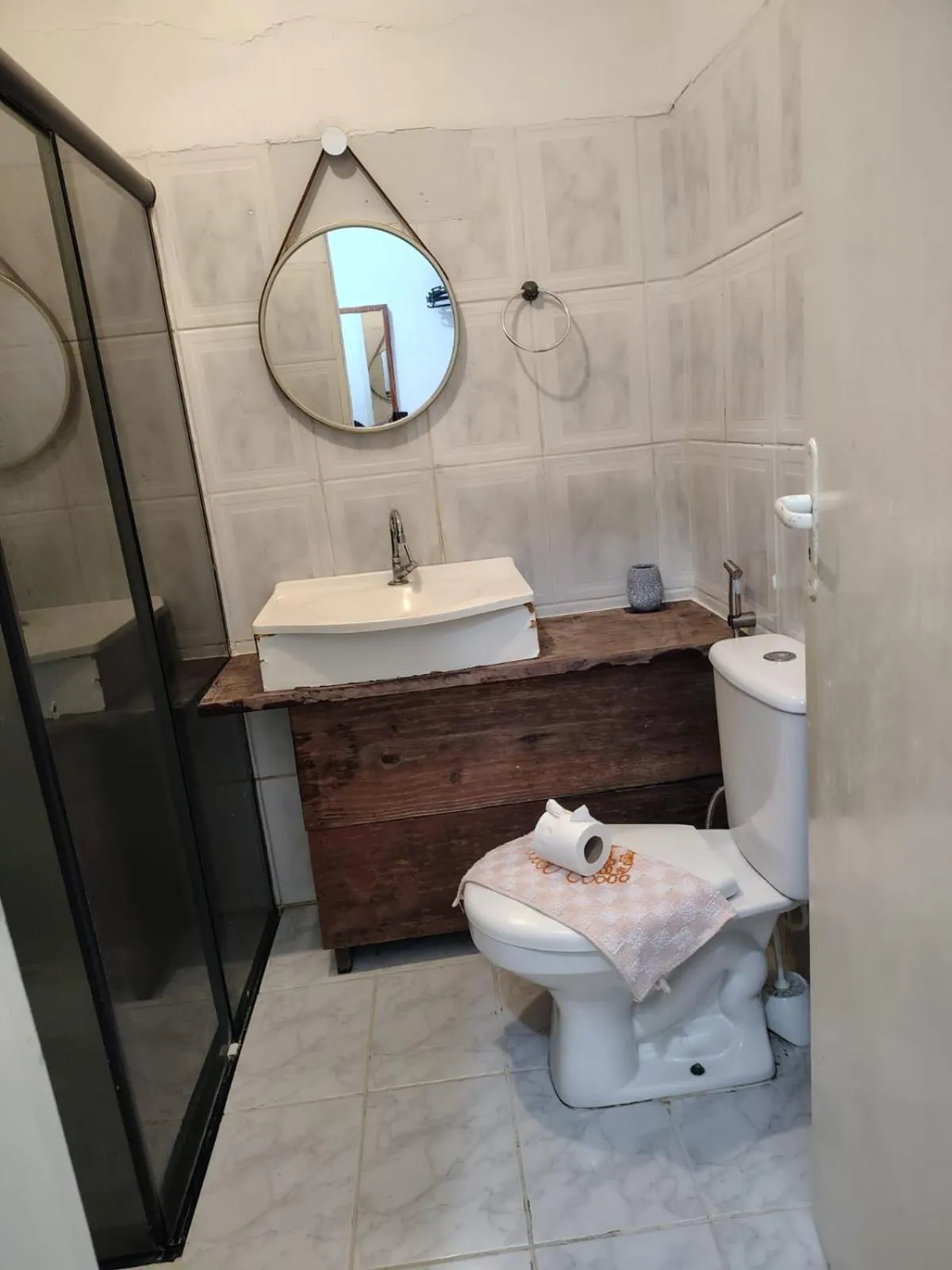 Bathroom in Pousada Pérola do Atlântico