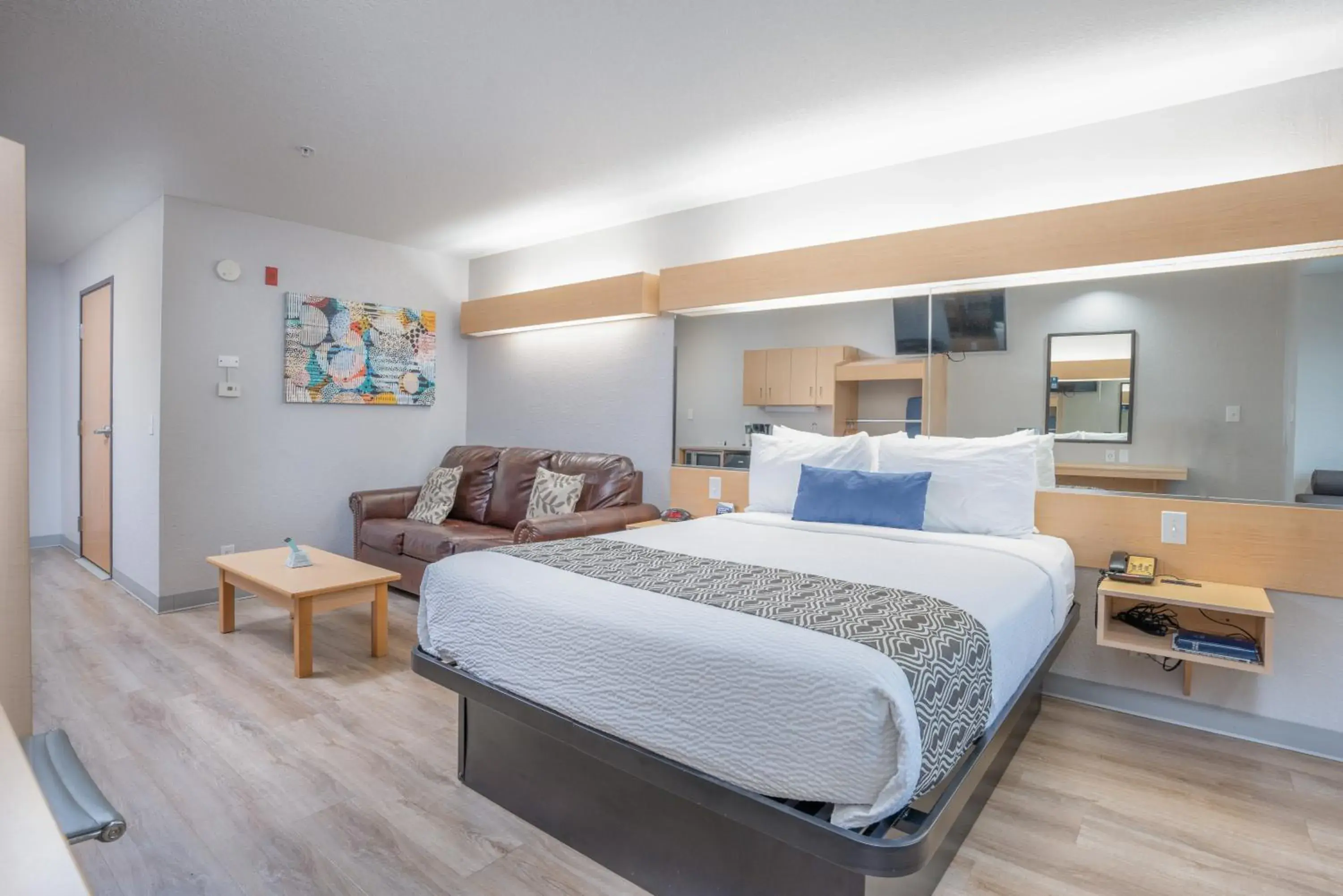 Bed in Microtel Inn & Suites by Wyndham Albertville Bed in Microtel Inn & Suites by Wyndham Albertville