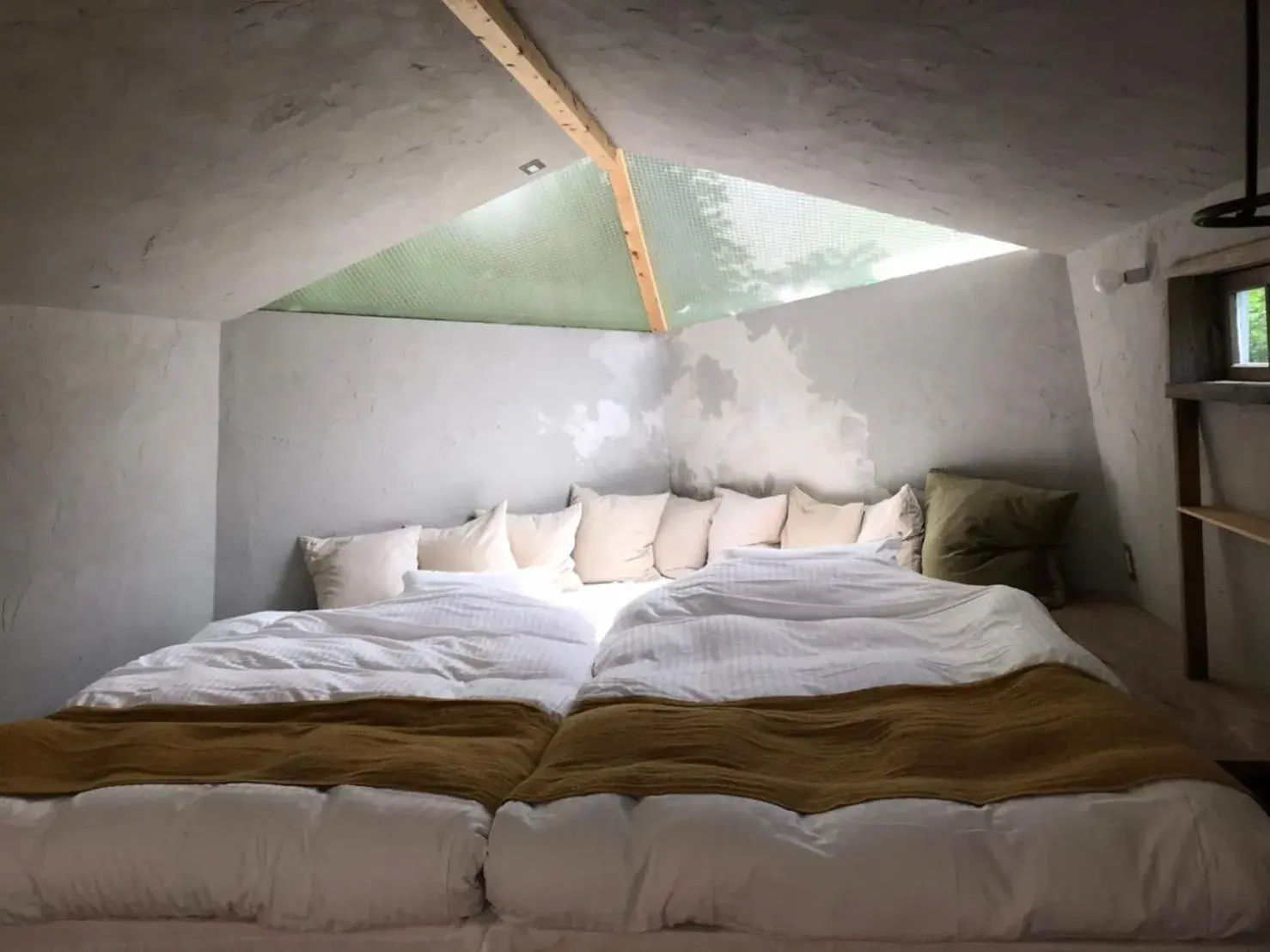 Bed in LOOF Tiny House Camp Bed in LOOF Tiny House Camp