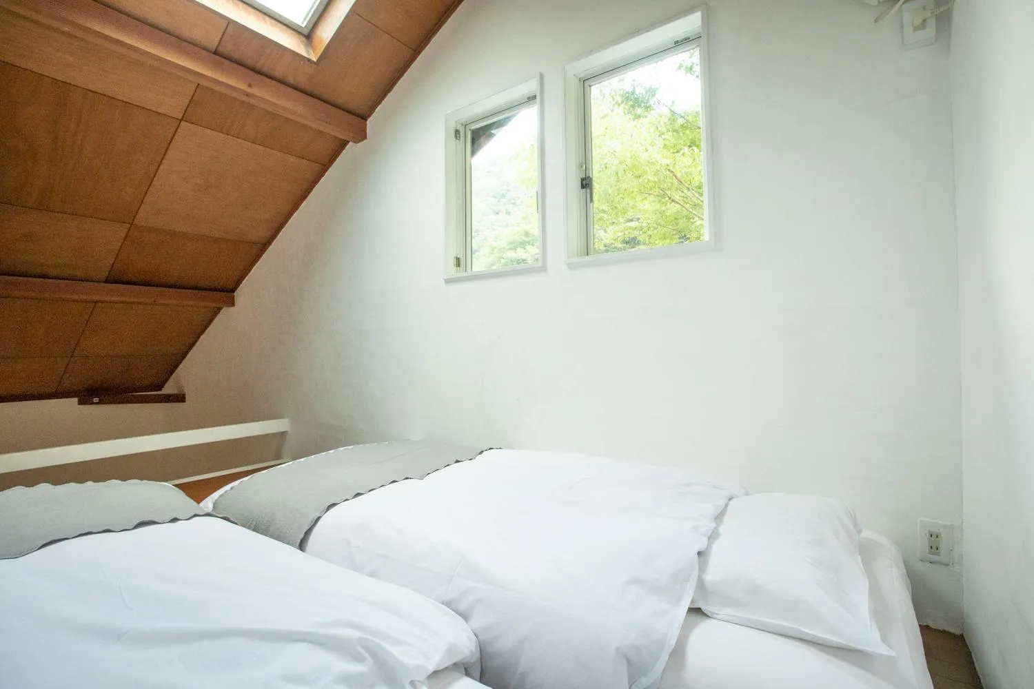 Bed in LOOF Tiny House Camp