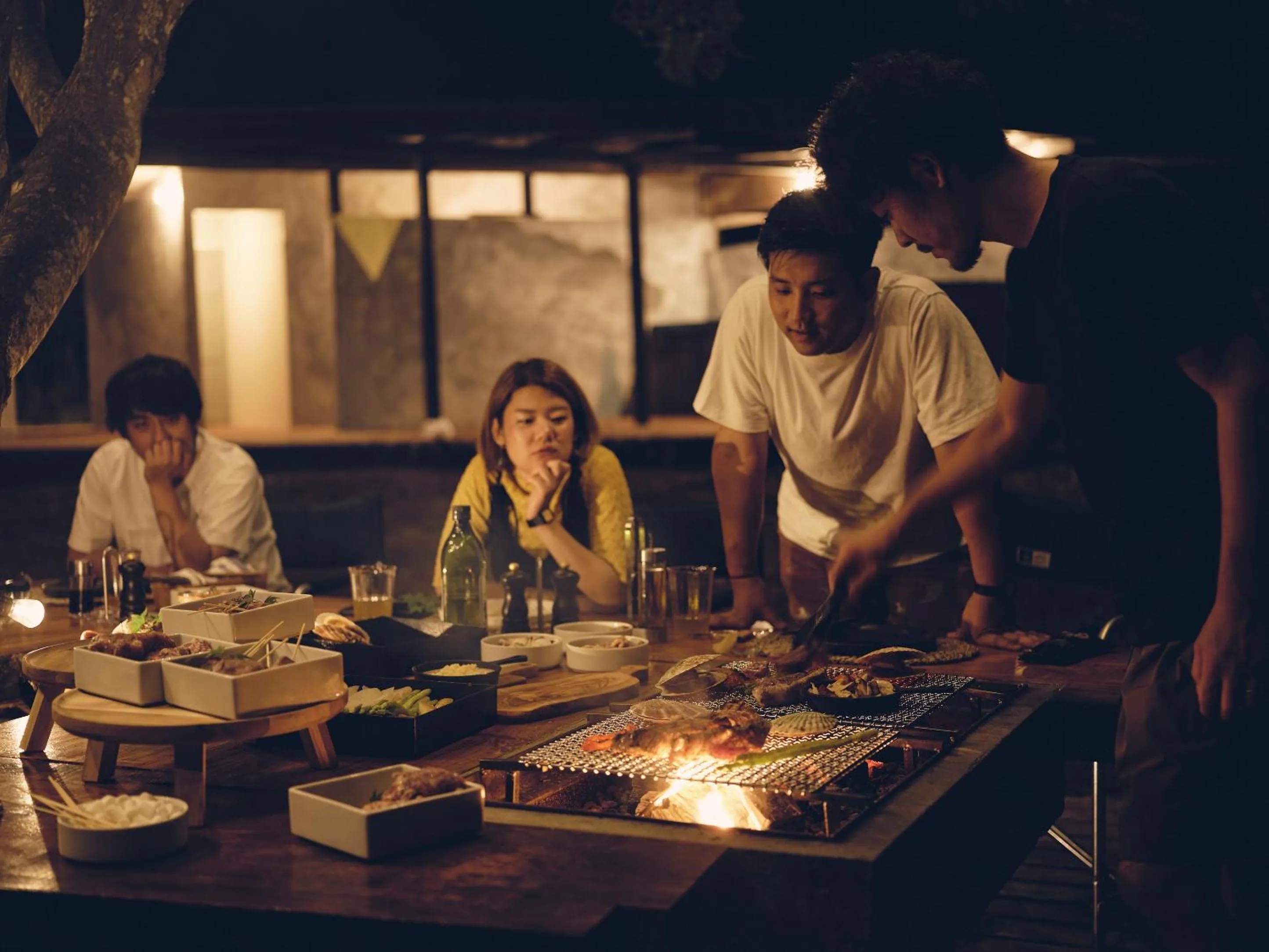 BBQ facilities in LOOF Tiny House Camp
