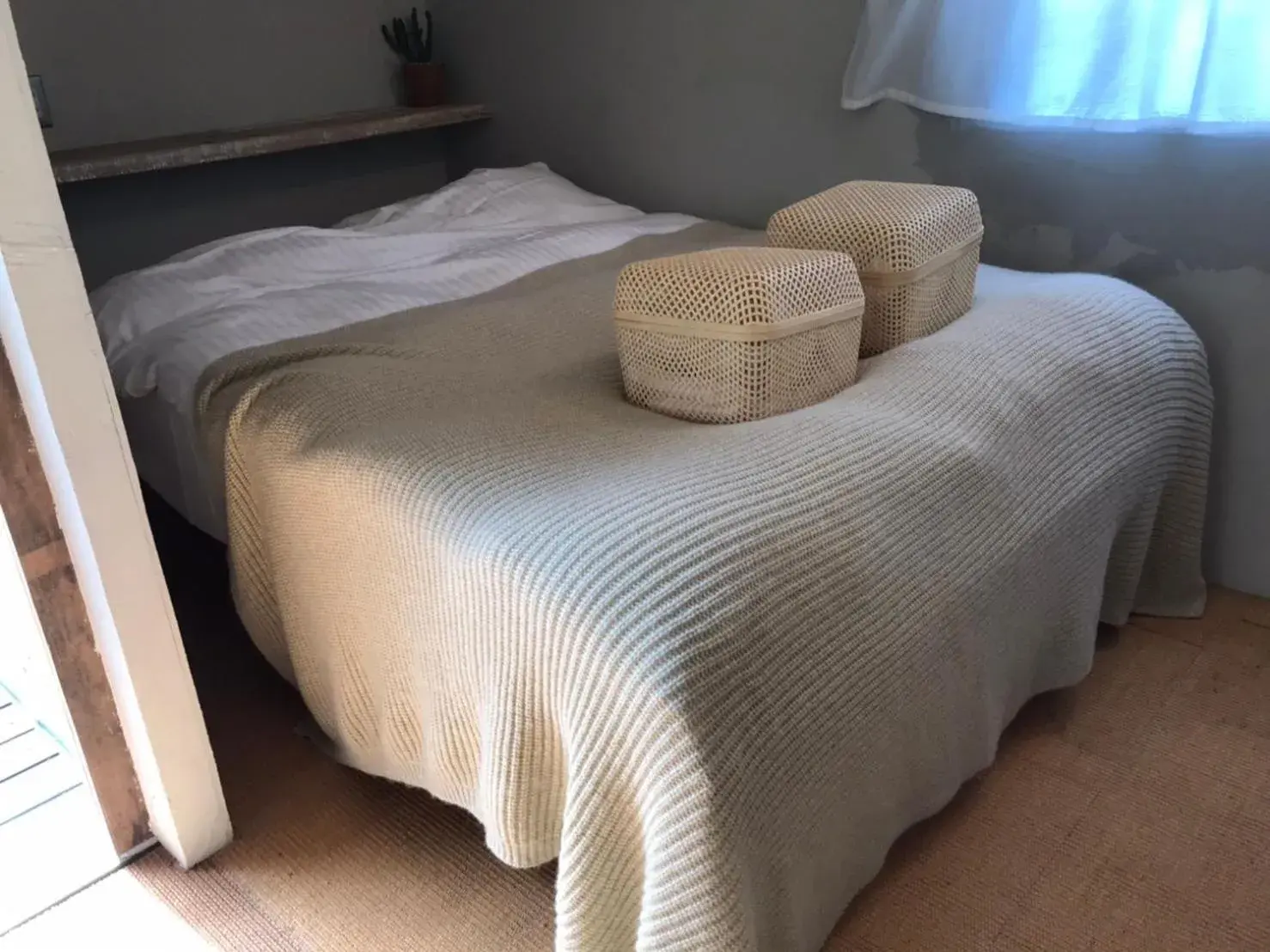 Bed in LOOF Tiny House Camp Bed in LOOF Tiny House Camp