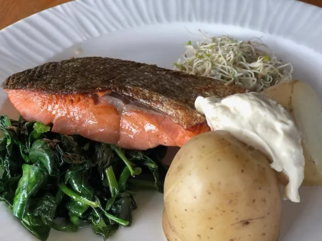 Food close-up in Alert Bay Lodge