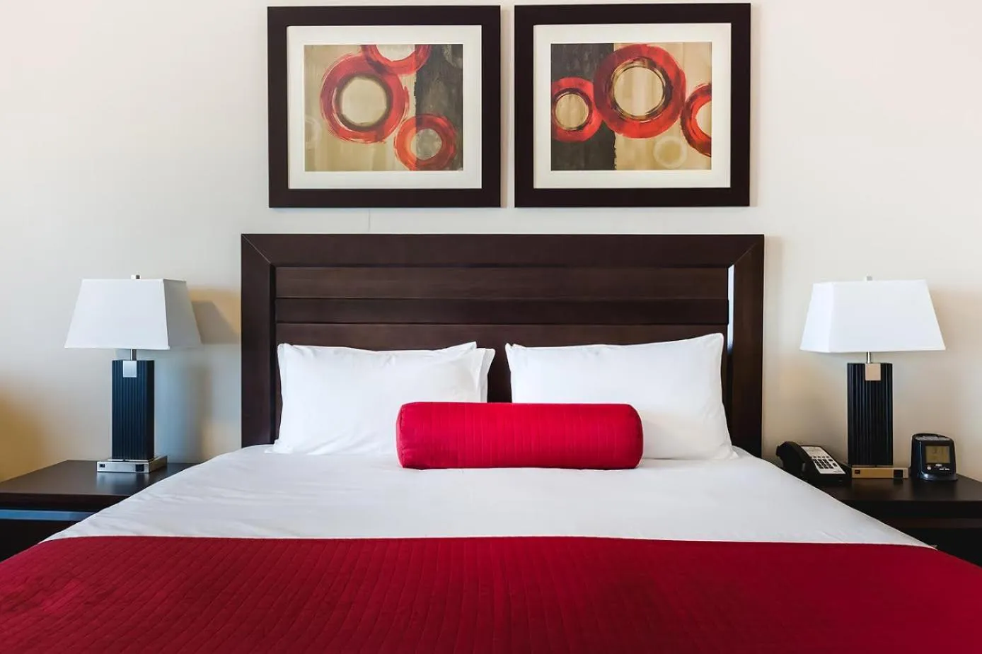 Bed in Century Casino & Hotel Edmonton