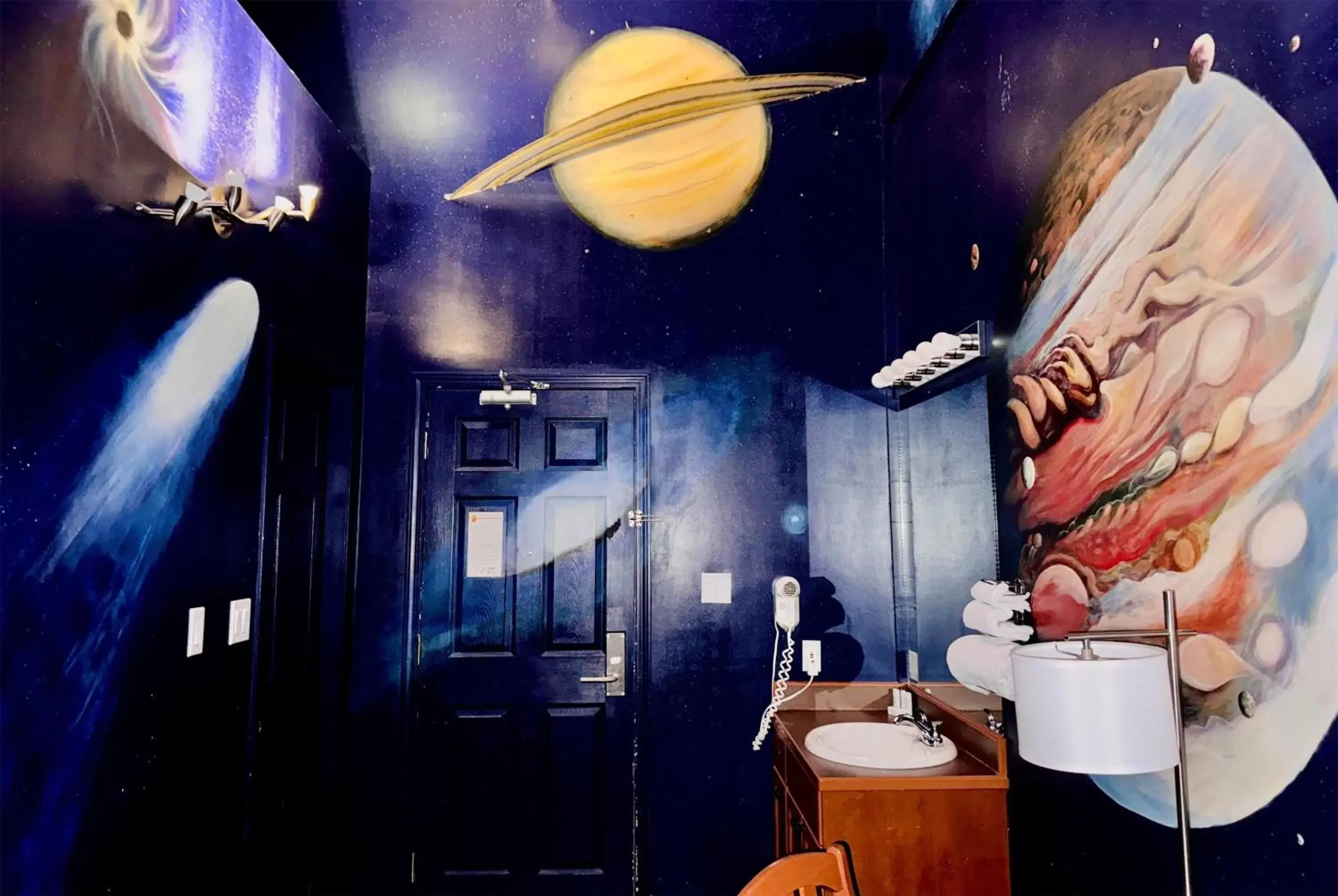 Efficiency Queen Suite with Three Bunk Beds - Pool Side in Super 8 by Wyndham Castlegar BC Efficiency Queen Suite with Three Bunk Beds - Pool Side in Super 8 by Wyndham Castlegar BC