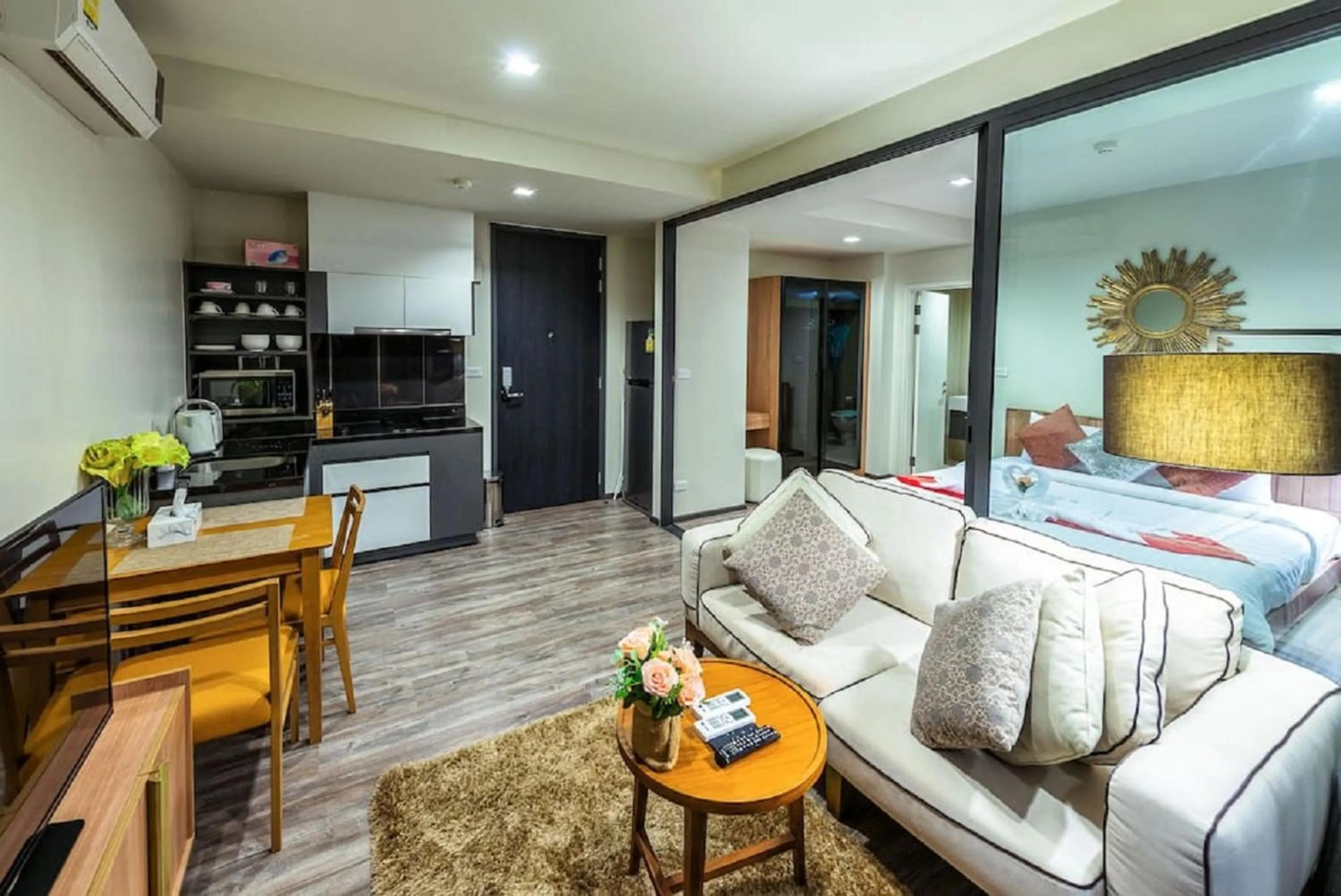 Living room in The Deck Patong by VIP