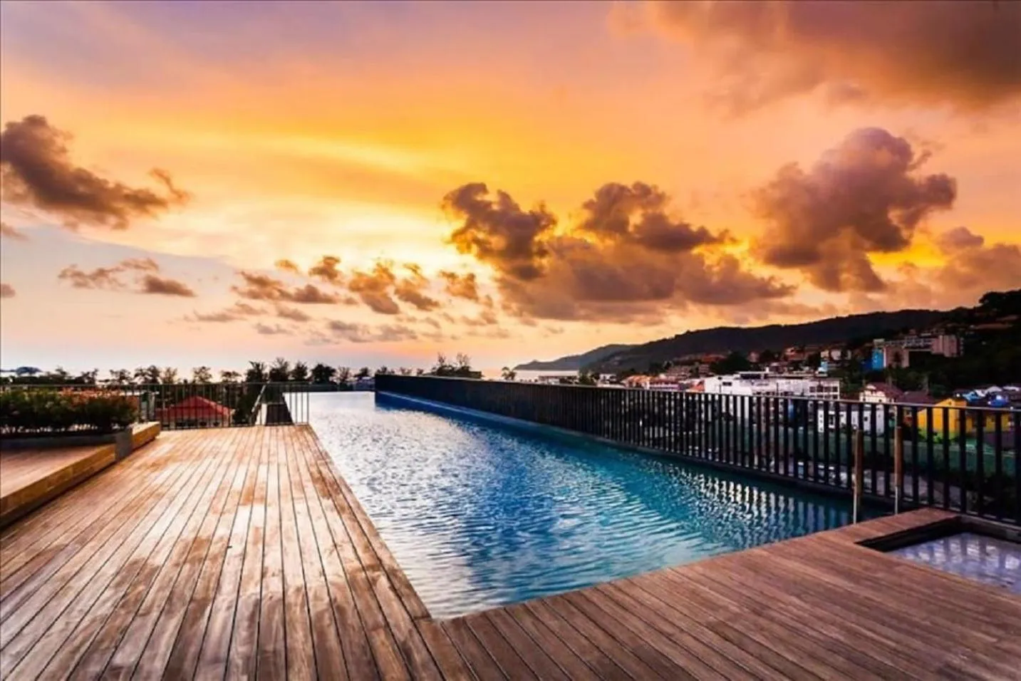 Swimming pool in The Deck Patong by VIP
