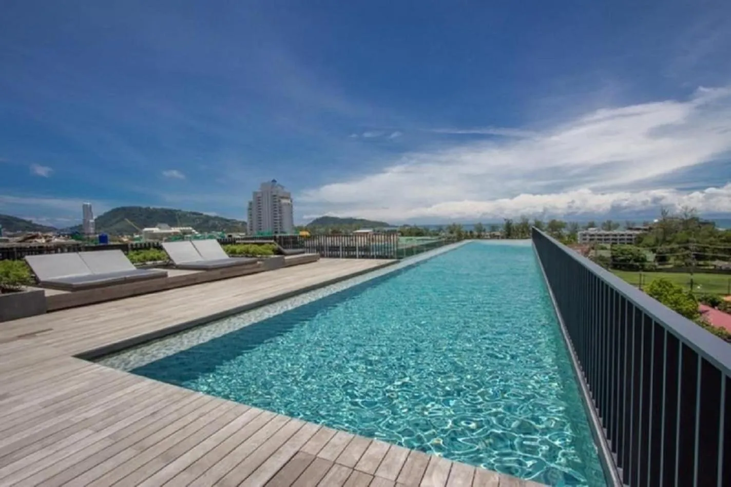 Swimming pool in The Deck Patong by VIP