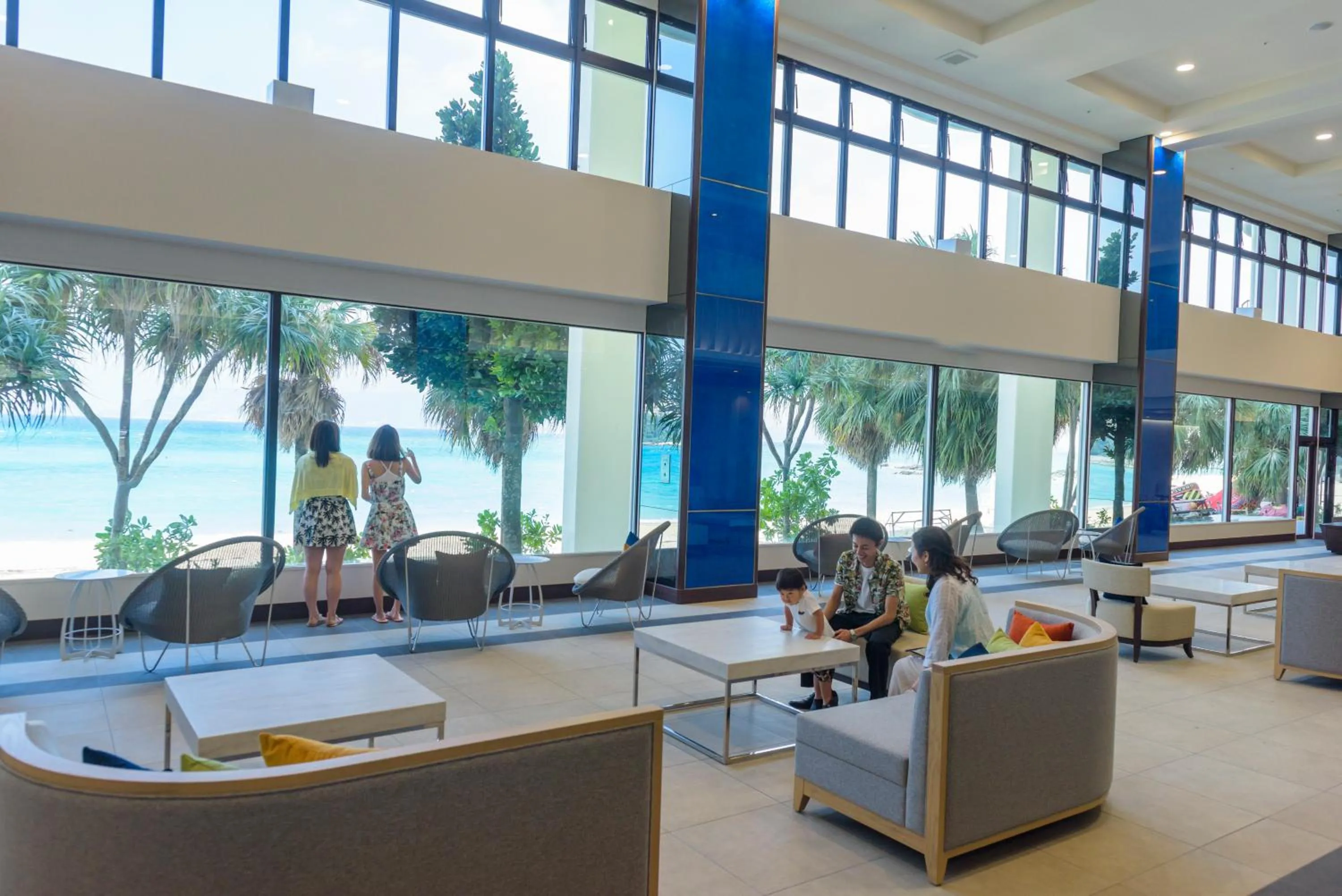 Lobby or reception in Kanehide Kise Beach Palace