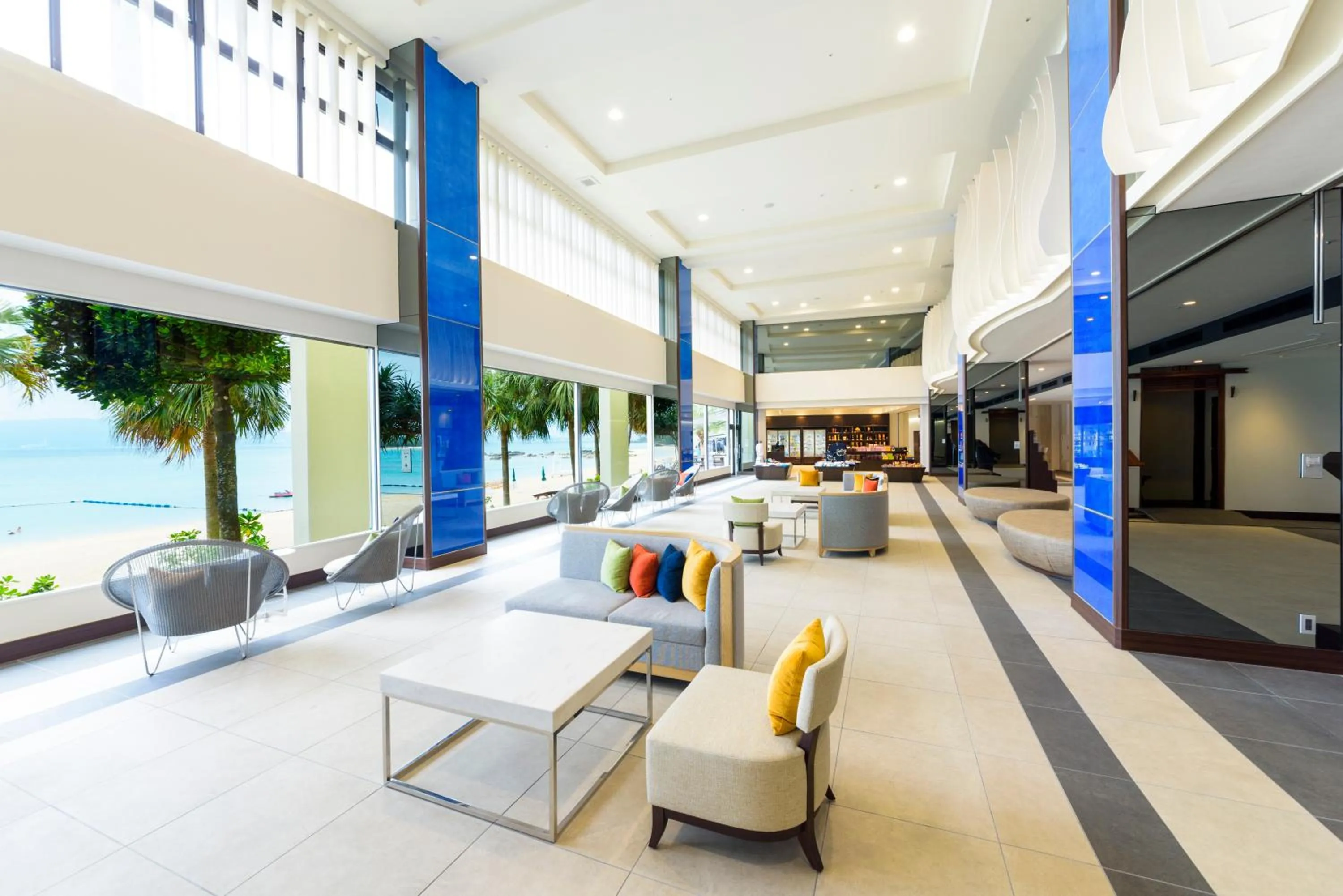 Lobby or reception in Kanehide Kise Beach Palace
