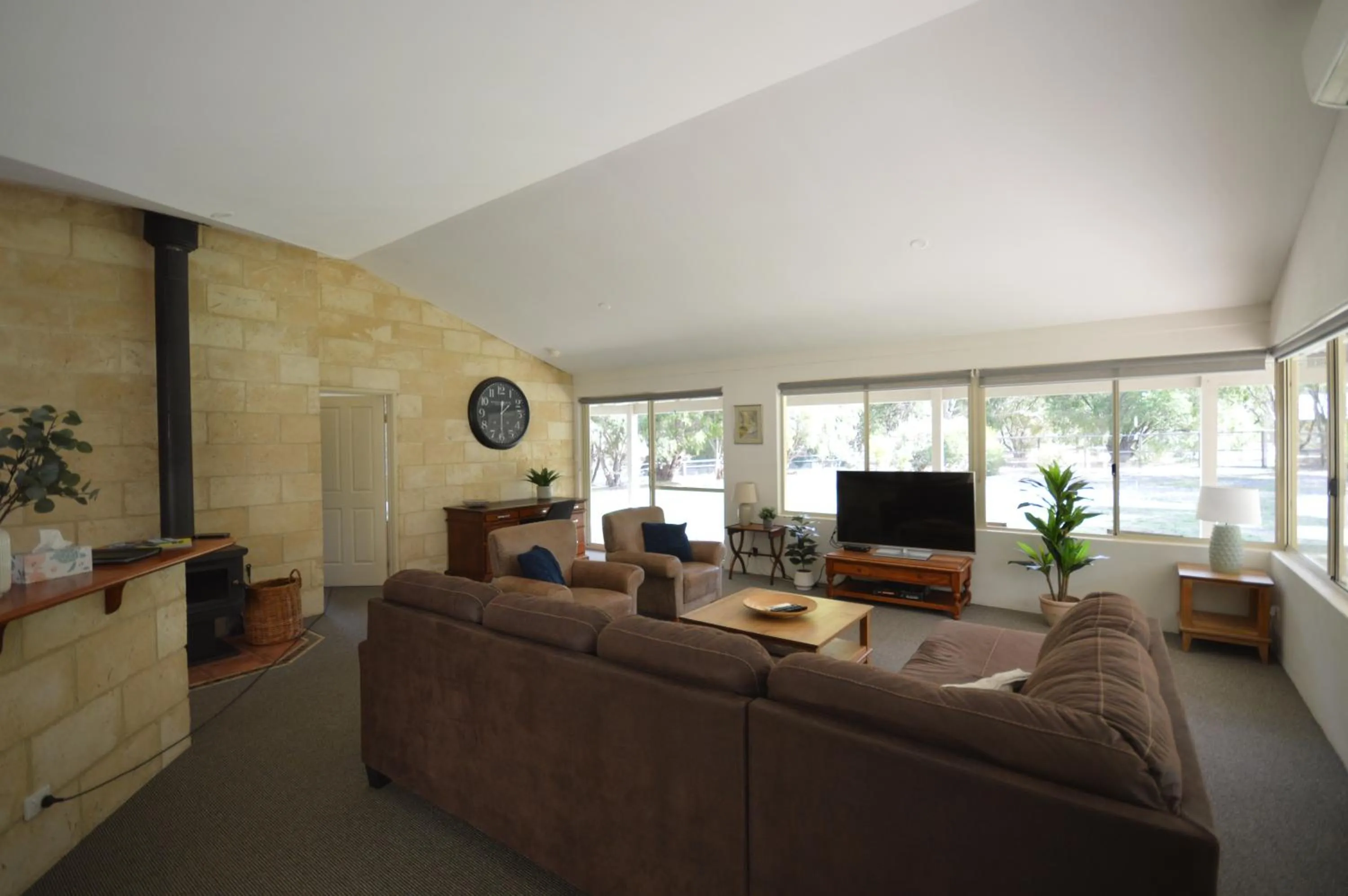 Living room in Acacia Chalets Margaret River