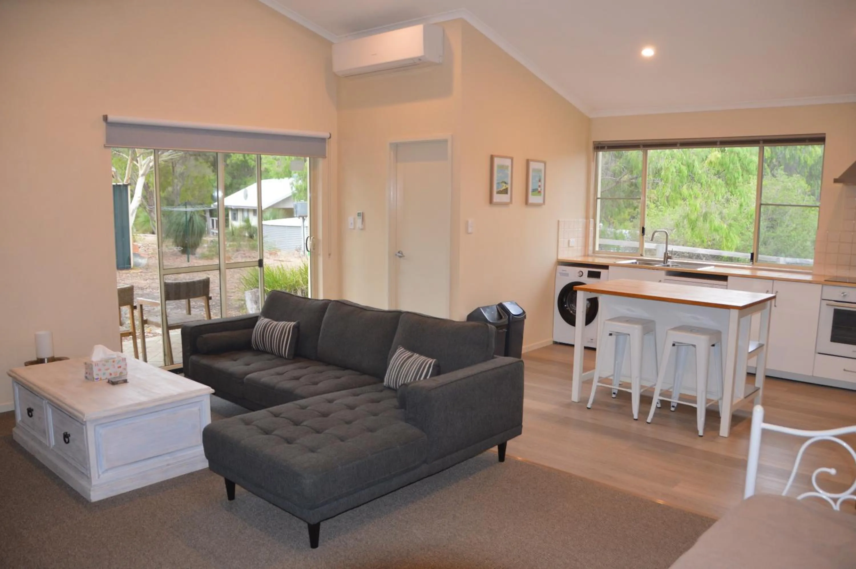 Living room in Acacia Chalets Margaret River