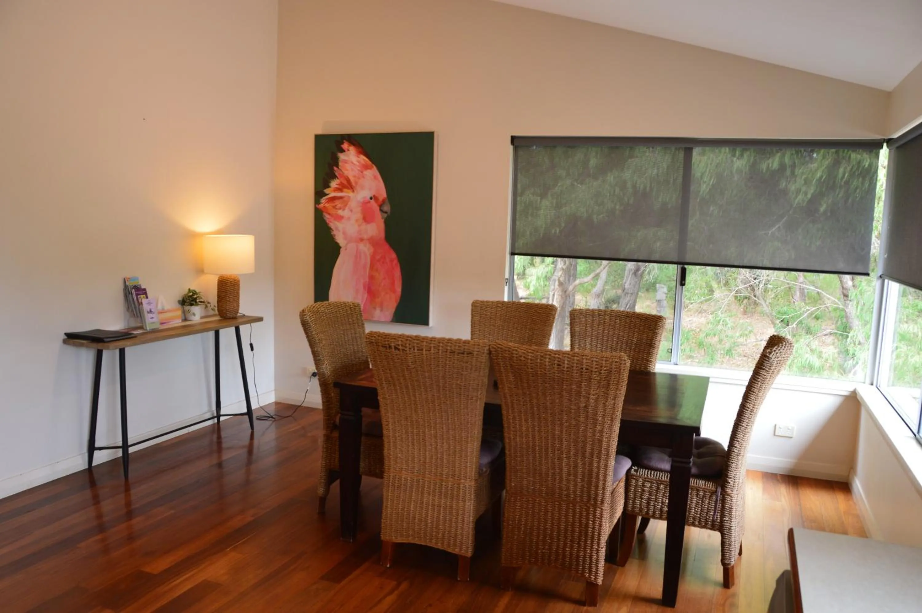 Dining area in Acacia Chalets Margaret River