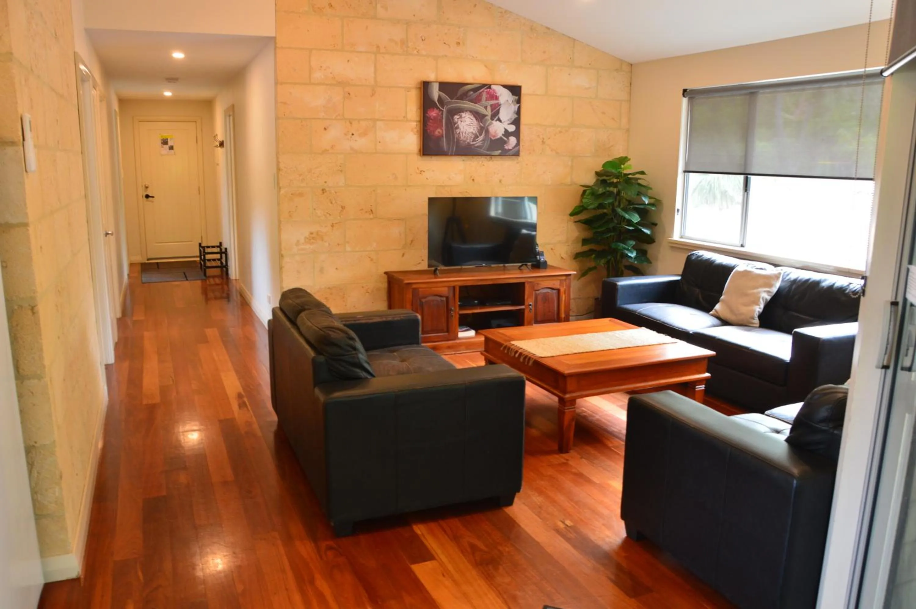 Living room in Acacia Chalets Margaret River